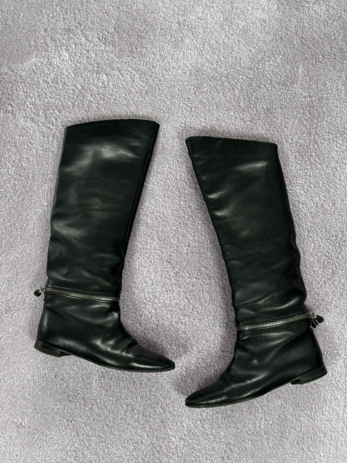 Japanese Brand Vintage 00’s Aesthetic Y2K Zip-Up Boots Size US 9 / IT 39 - 1 Thumbnail