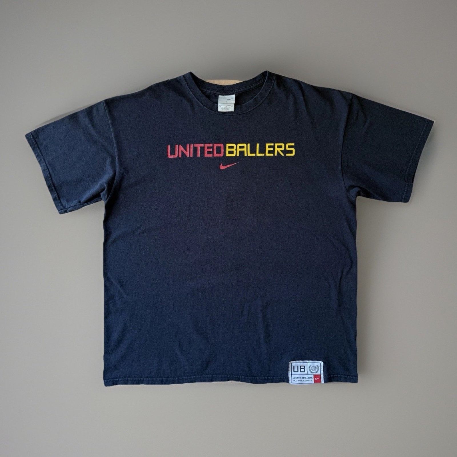 Nike × Vintage Vintage Nike United Ballers Shirt XL Black Y2K Basketball Size US XL / EU 56 / 4 - 1 Thumbnail