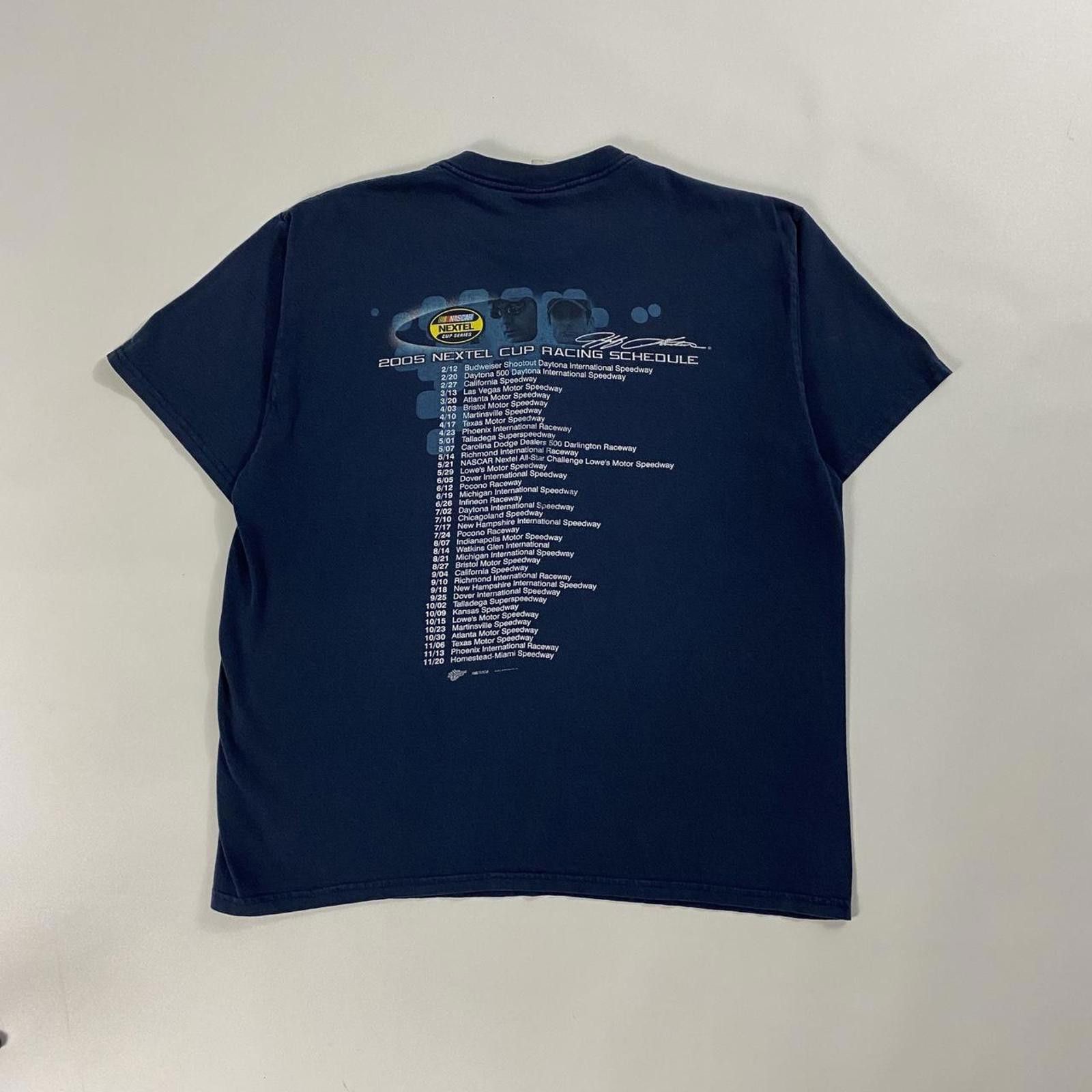 NASCAR NASCAR Jeff Gordon navy blue tee Size XL #racing #motorsport Size US XL / EU 56 / 4 - 2 Thumbnail