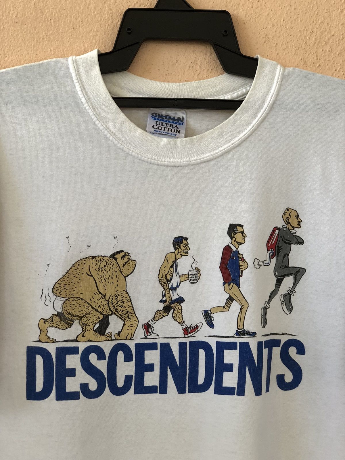Band Tees × Vintage Vintage 90s DESENDENT Punk Rock Band Tee Size US L / EU 52-54 / 3 - 2 Thumbnail