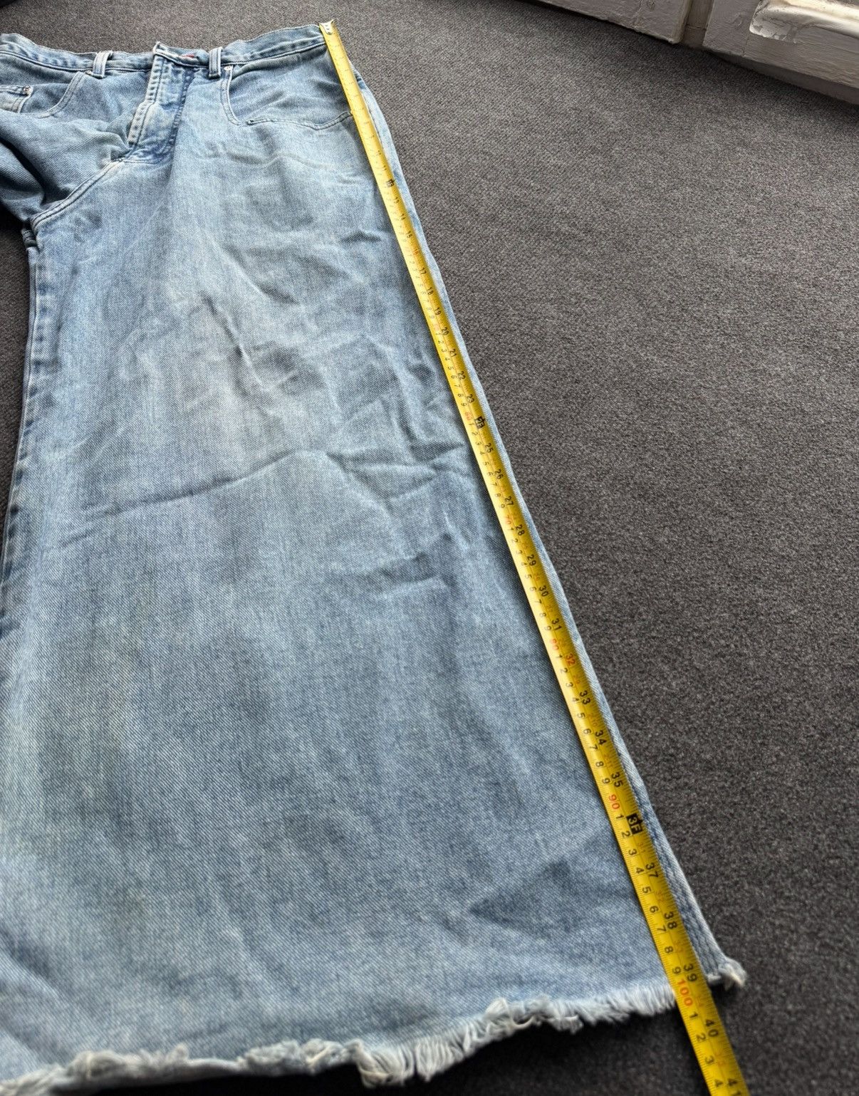 JNCO Vintage y2k ultra baggy wide leg SK8 00s JNCO Style jeans Size US 31 - 23 Thumbnail