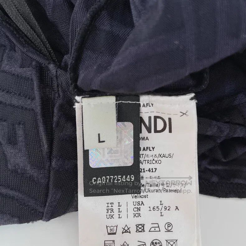 Fendi Fendi Black Monogrammed Jumpsuit Size L / US 10 / IT 46 - 6 Thumbnail