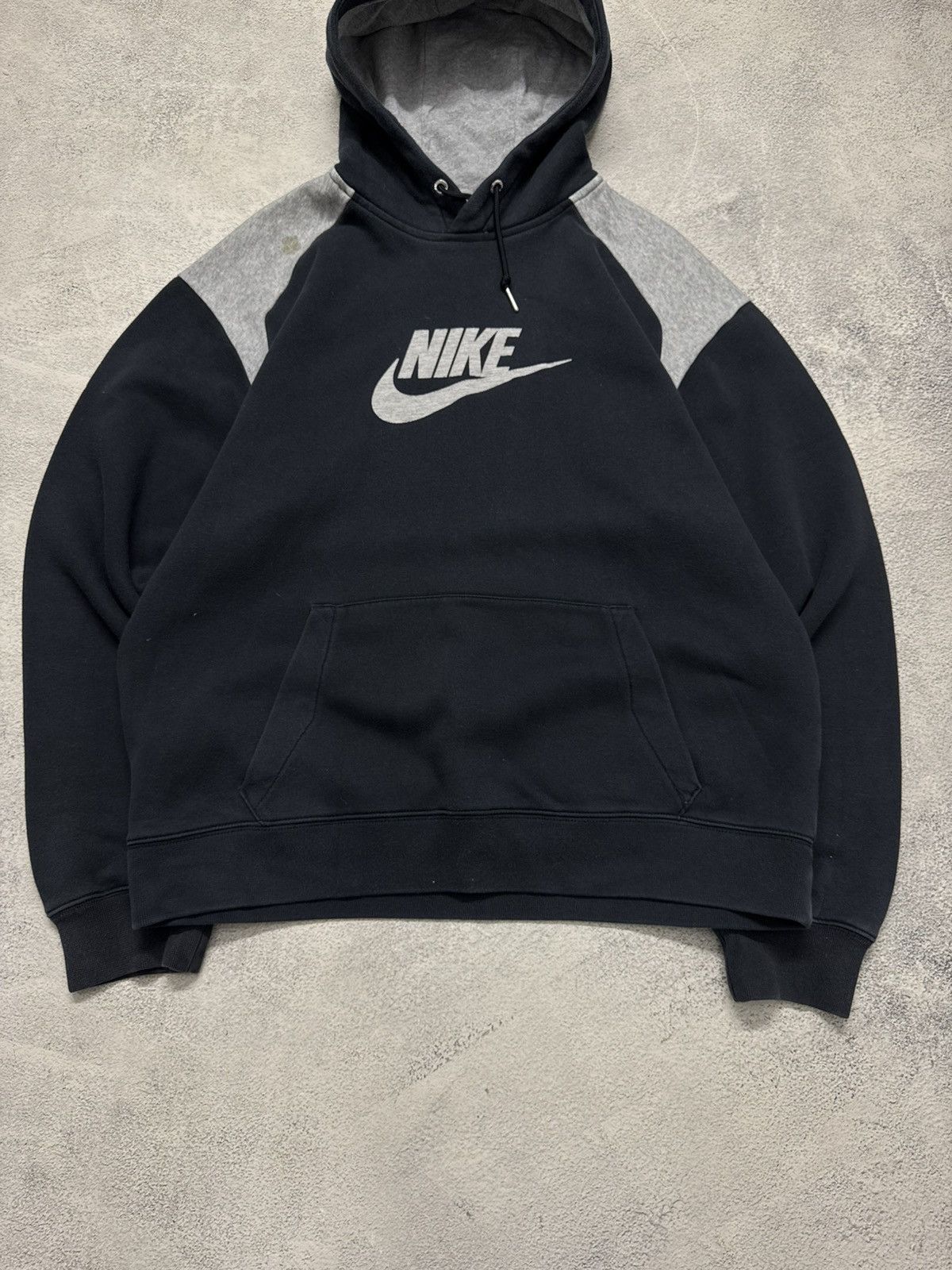 Nike Vintage Y2K Nike Big Swoosh Hoodie 00’s Size US L / EU 52-54 / 3 - 7 Thumbnail