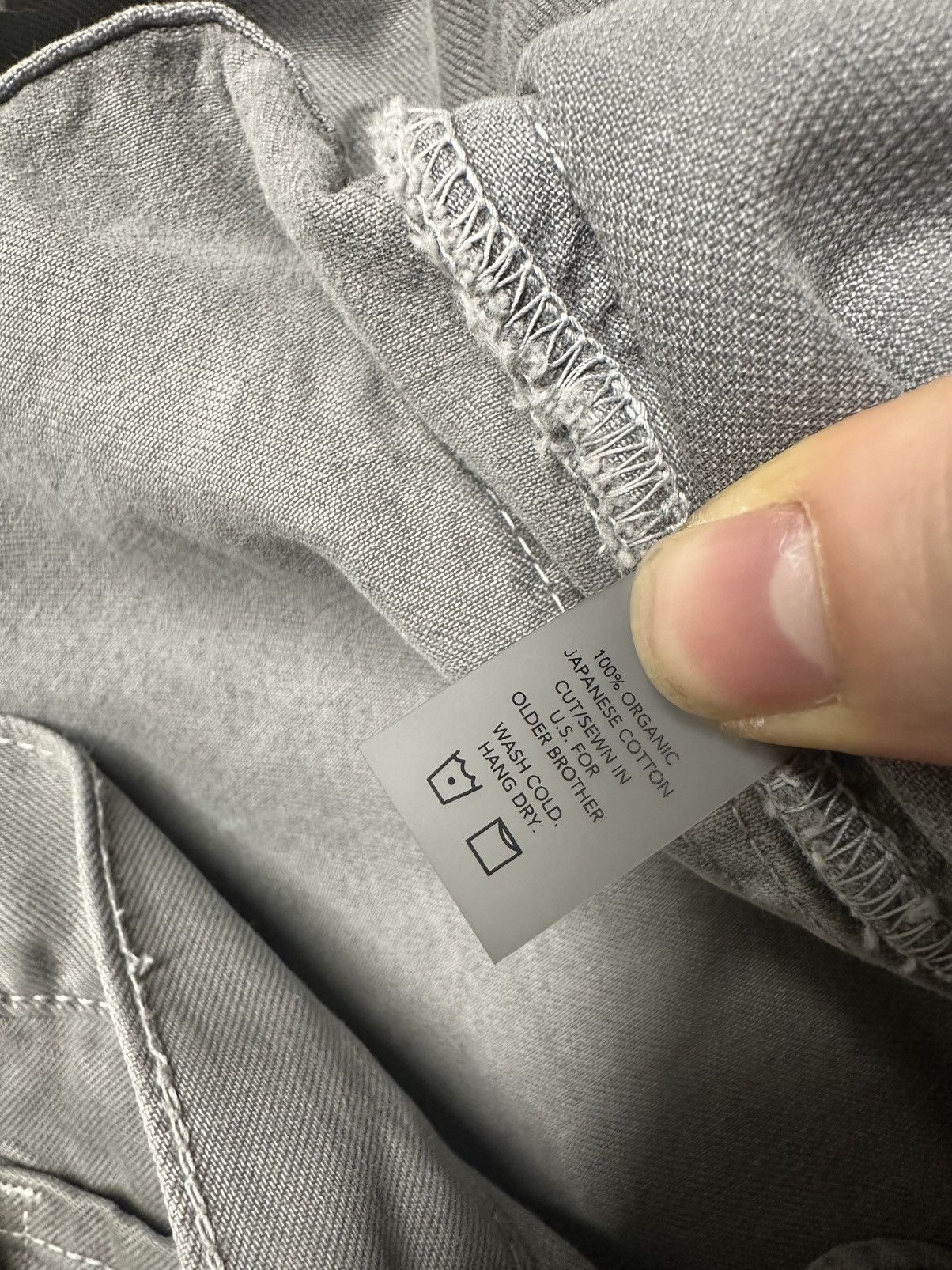 Olderbrother Charcoal Denim Five Pocket Jeans Size US 36 / EU 52 - 4 Thumbnail