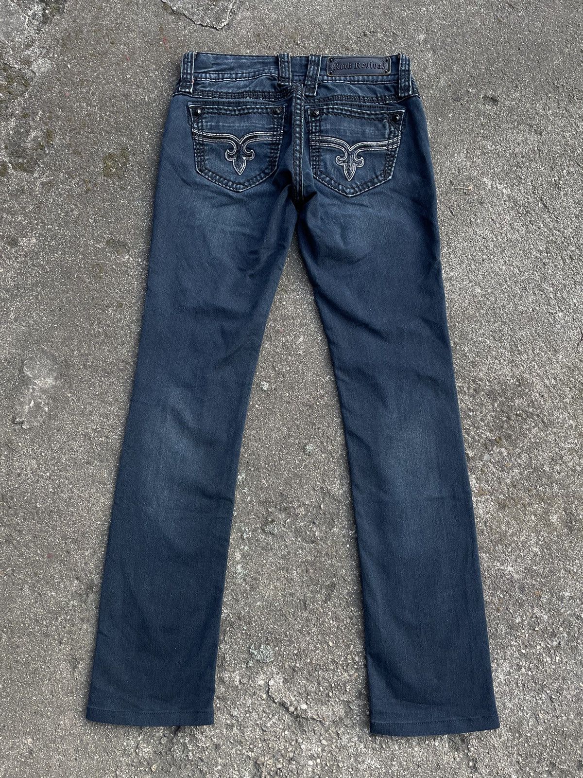 Designer × Rock Revival × Vintage Rock Revival Jeans y2k 00s low rise denim pants trousers Size 26" / US 2 / IT 38 - 1 Thumbnail