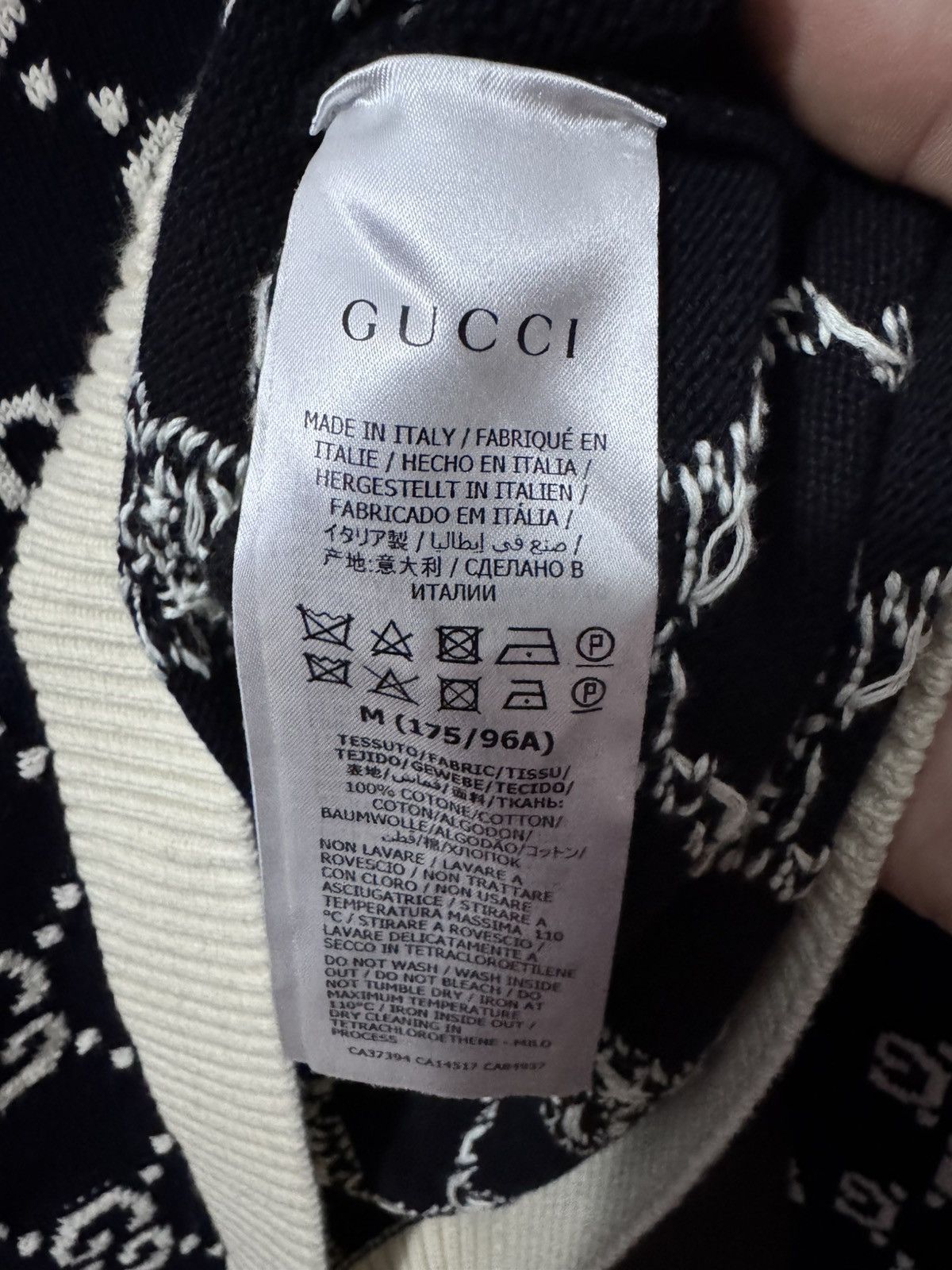 Gucci Gucci GG Monogram Knit Sweater—- BLUELLE🌊 Size US M / EU 48-50 / 2 - 4 Thumbnail