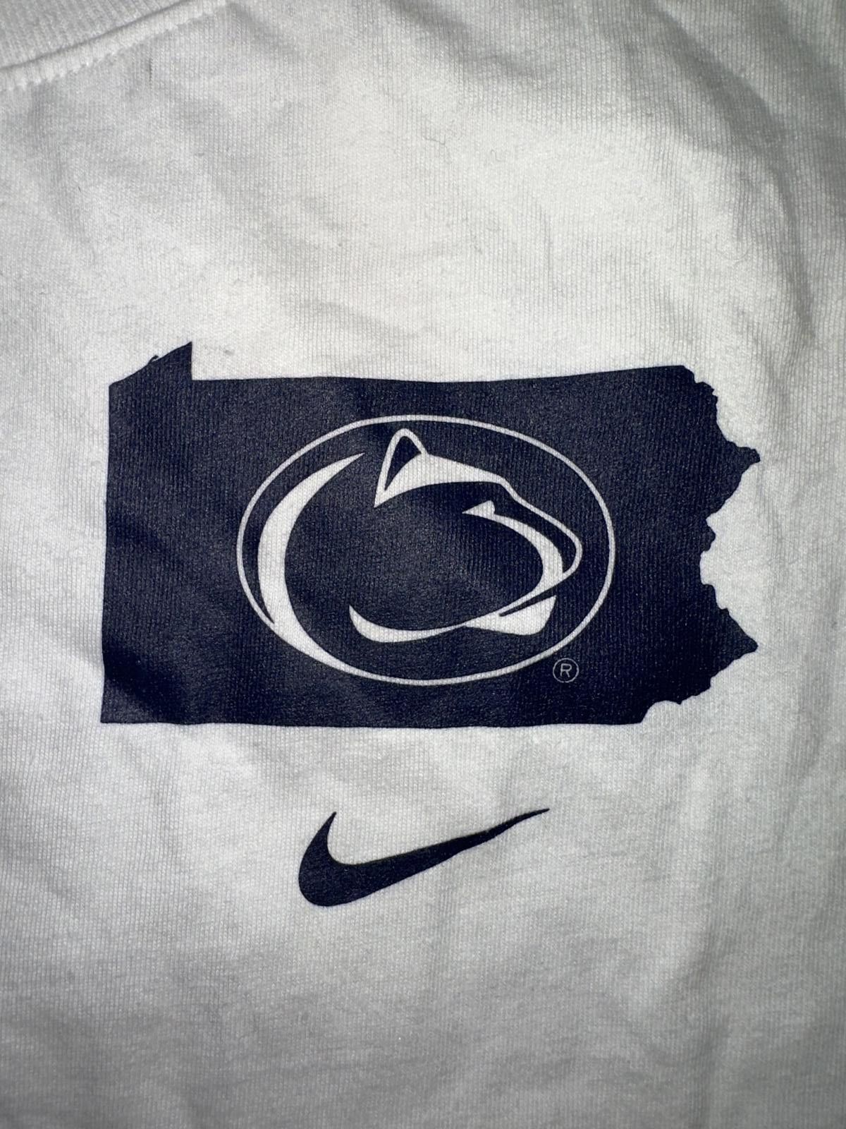 Nike Men's Nike White Penn State Nittany Lions Student Out Long Sleeve T-Shirt Size US XXL / EU 58 / 5 - 4 Thumbnail