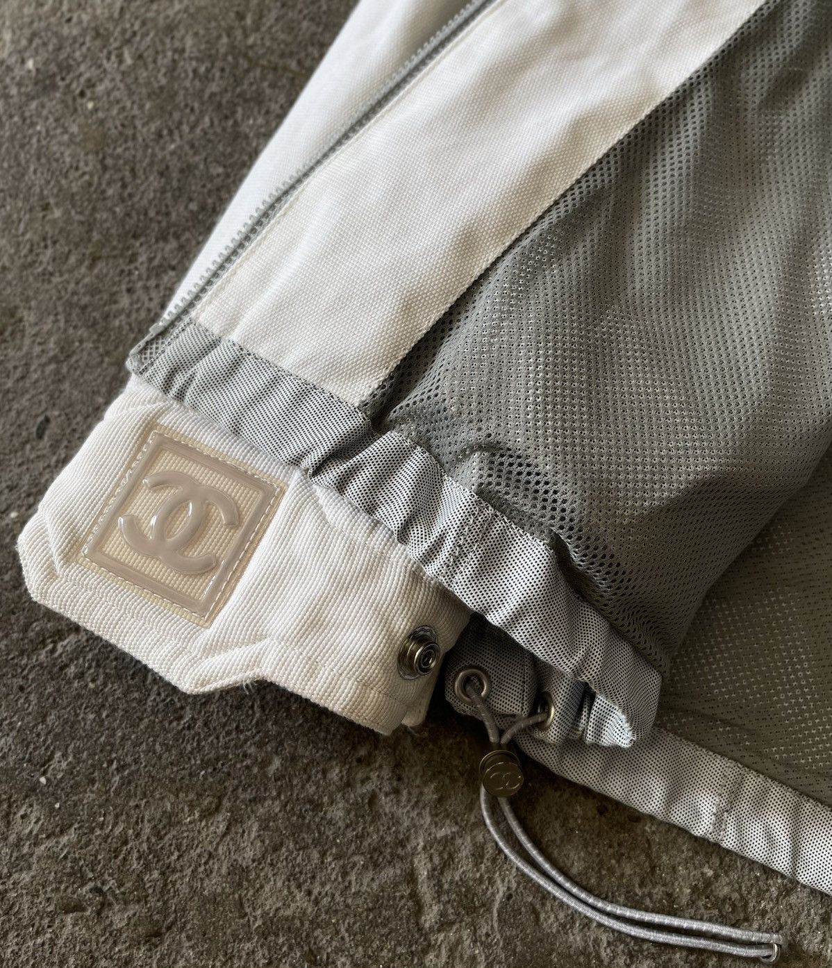 Chanel Chanel Sports - Karl Lagerfeld - 2000’s -Nylon Track Jacket Size XXS / US 00 / IT 34 - 11 Thumbnail