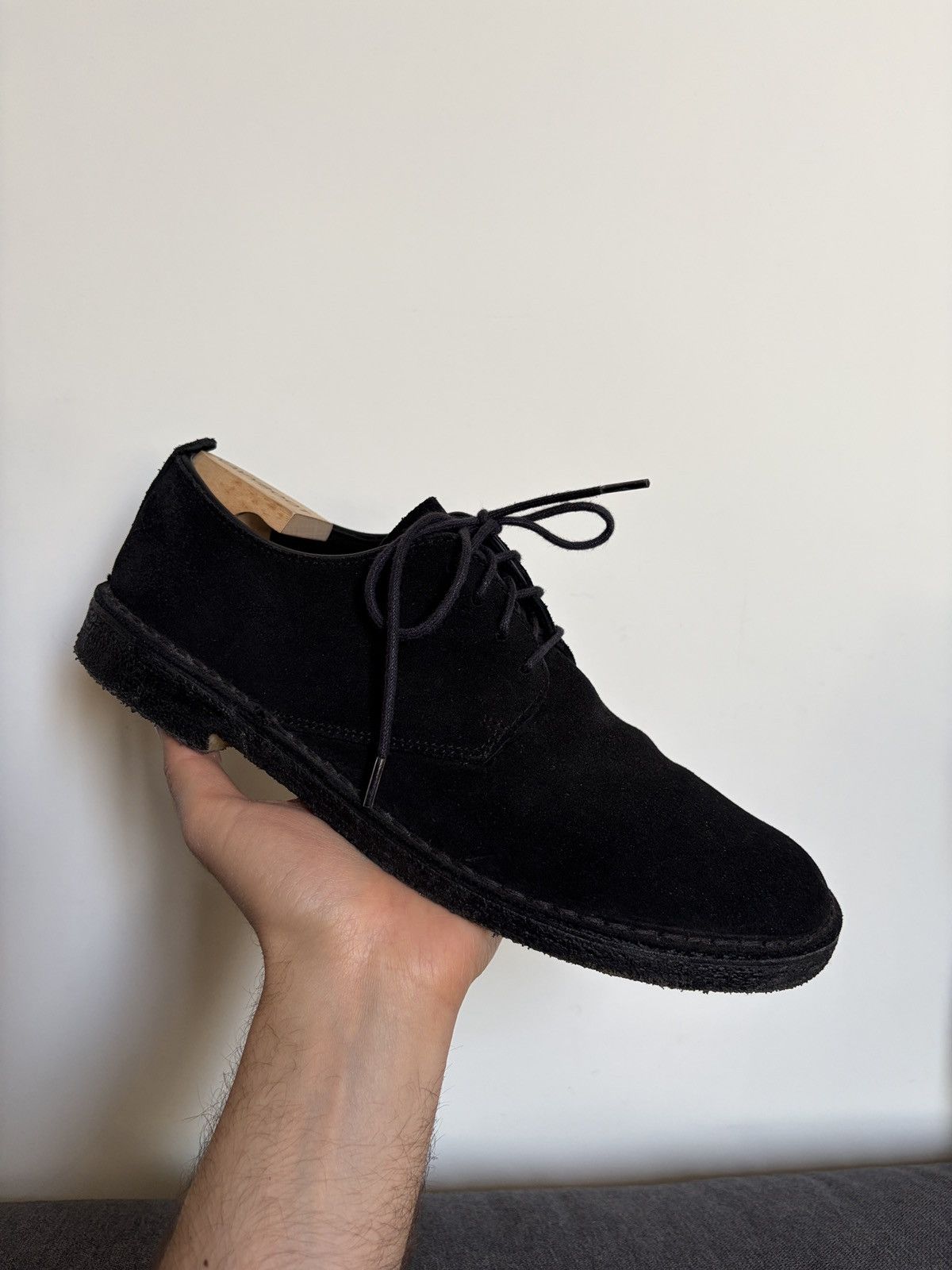 Clarks Clarks Suede Black Desert Shoes Size US 10.5 / EU 43-44 - 5 Thumbnail