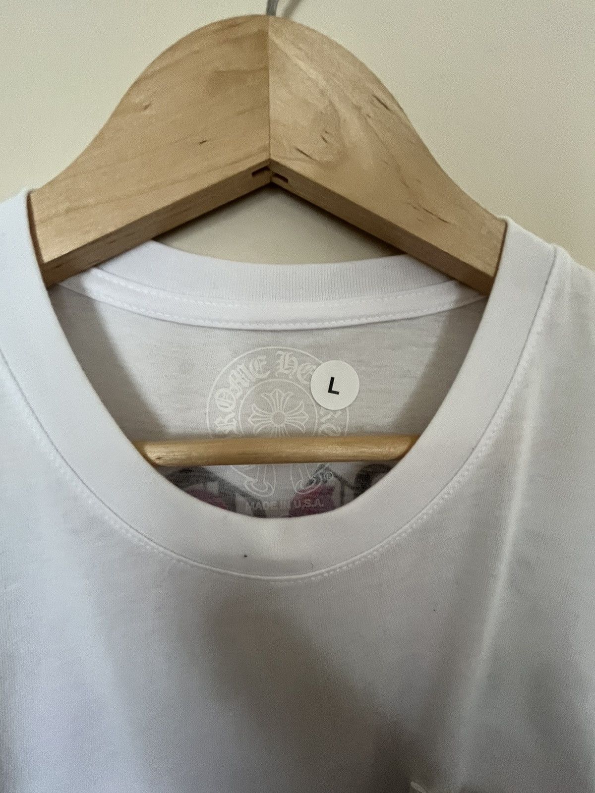 Chrome Hearts CH Eye Chart Pink Dagger Short Sleeve T-Shirt Size US L / EU 52-54 / 3 - 5 Thumbnail