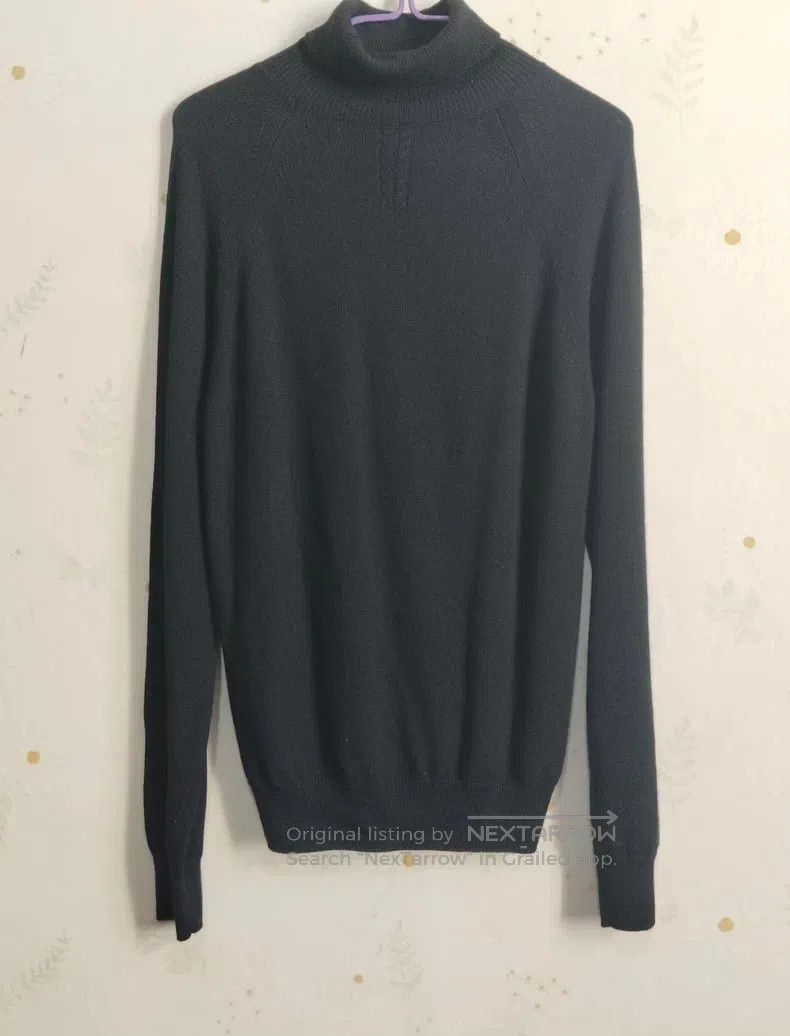 Saint Laurent Paris Saint Laurent Paris Black High-neck Wool Sweater Size US L / EU 52-54 / 3 - 1 Thumbnail