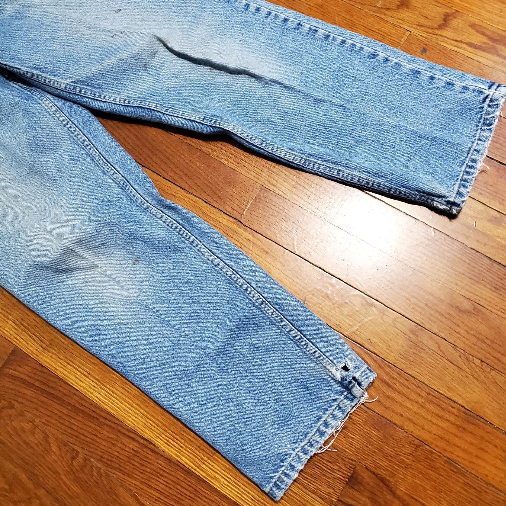 Bugle Boy VTG Bugle Boy Jeans 750 Mens 31x30 Baggy Straight Distressed Skater Grunge Y2K 80s 90s Hip Hop Size US 31 - 5 Thumbnail