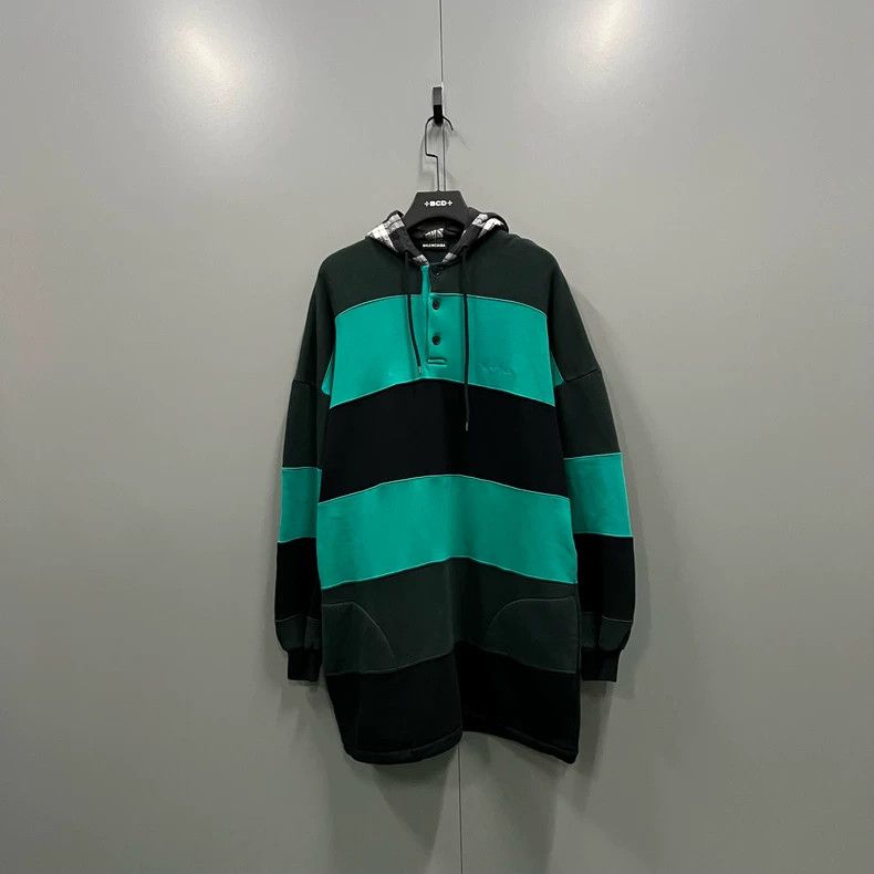 Balenciaga Balenciaga Color-block striped hoodie Size US XS / EU 42 / 0 - 7 Thumbnail