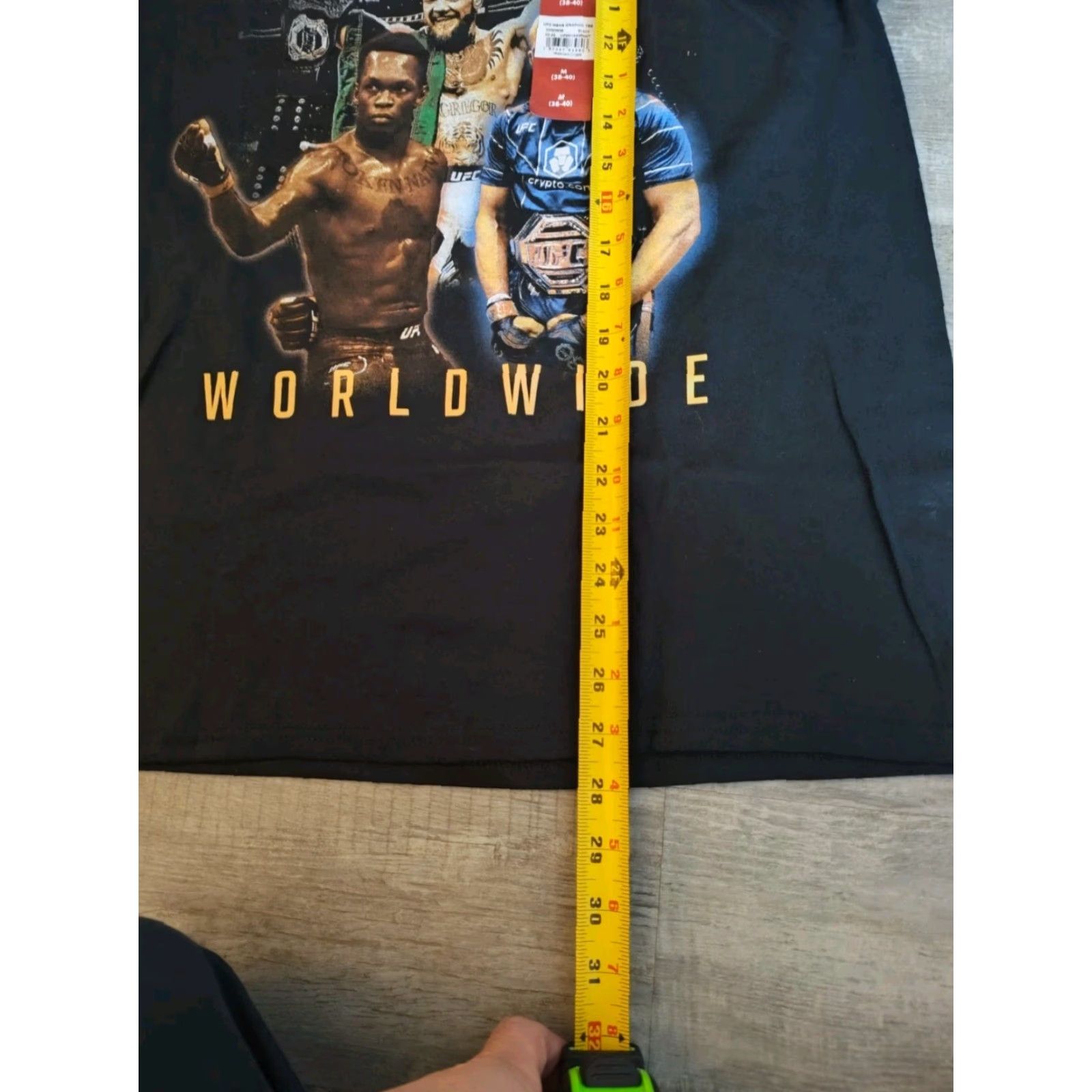 UFC UFC Tee Shirt NWT WorldWide Connor McGregor Jon Jones Israel Adesanya Size M Black Cotton Graphic Print Crew Neck Short Sleeve Mens Size US M / EU 48-50 / 2 - 7 Thumbnail