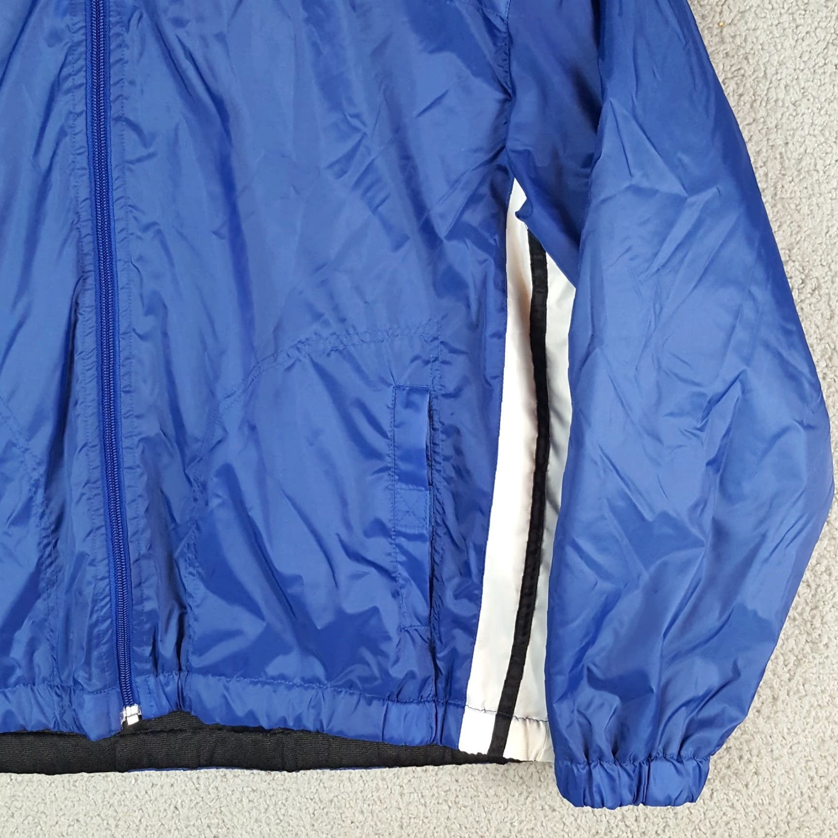 Vintage VINTAGE Lavon Tracksuit 2 Piece Reversible Fleece Hoodie Jacket Zip Striped Size L Men’s Blue 90s Y2K 2000s Athleisure Windbreaker Size US 33 - 5 Thumbnail