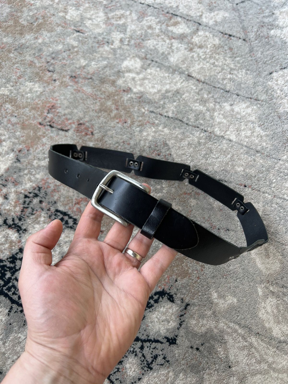 Japanese Brand Avant Garde Leather Belt Size ONE SIZE - 1 Thumbnail
