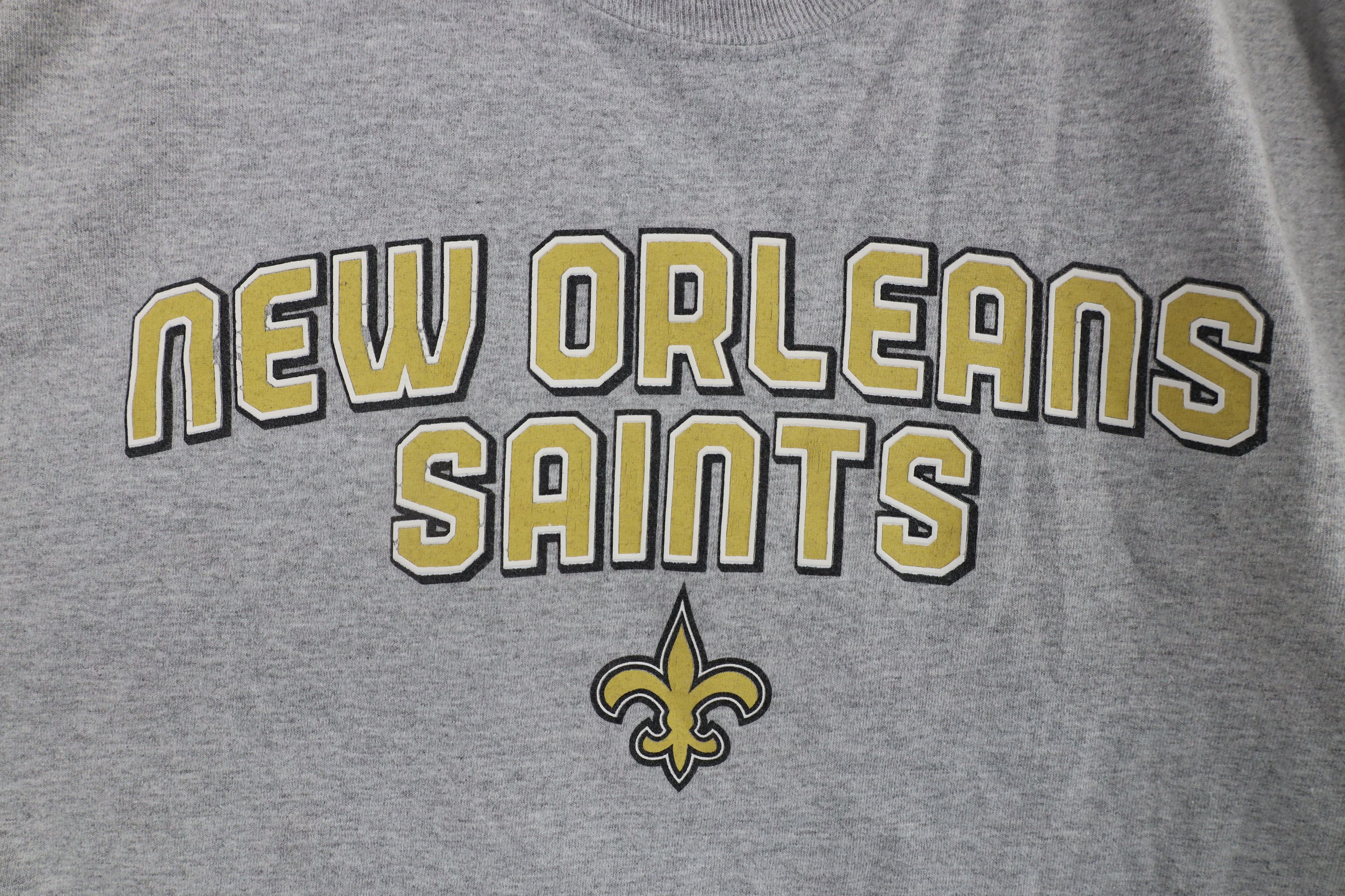 Reebok × Vintage Vintage Reebok Out New Orleans Saints Football T-Shirt Gray Size US M / EU 48-50 / 2 - 4 Thumbnail