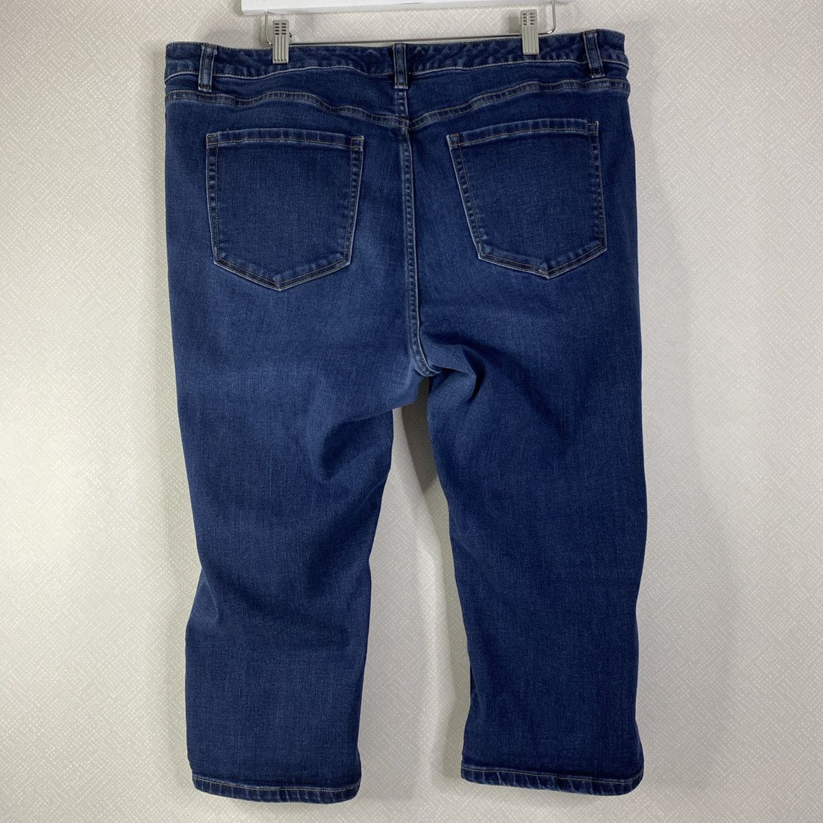 Other Lane Bryant Jeans Women's Plus Sz 20 Capri Stretch EUC Size 42" / US 20 - 2 Thumbnail