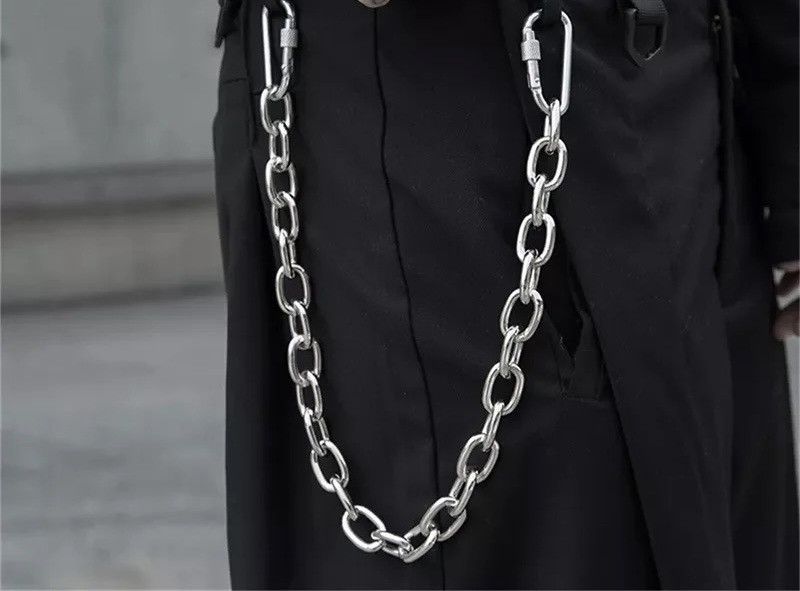 Jewelry Silver Punk Pants Chain Size ONE SIZE - 1 Thumbnail