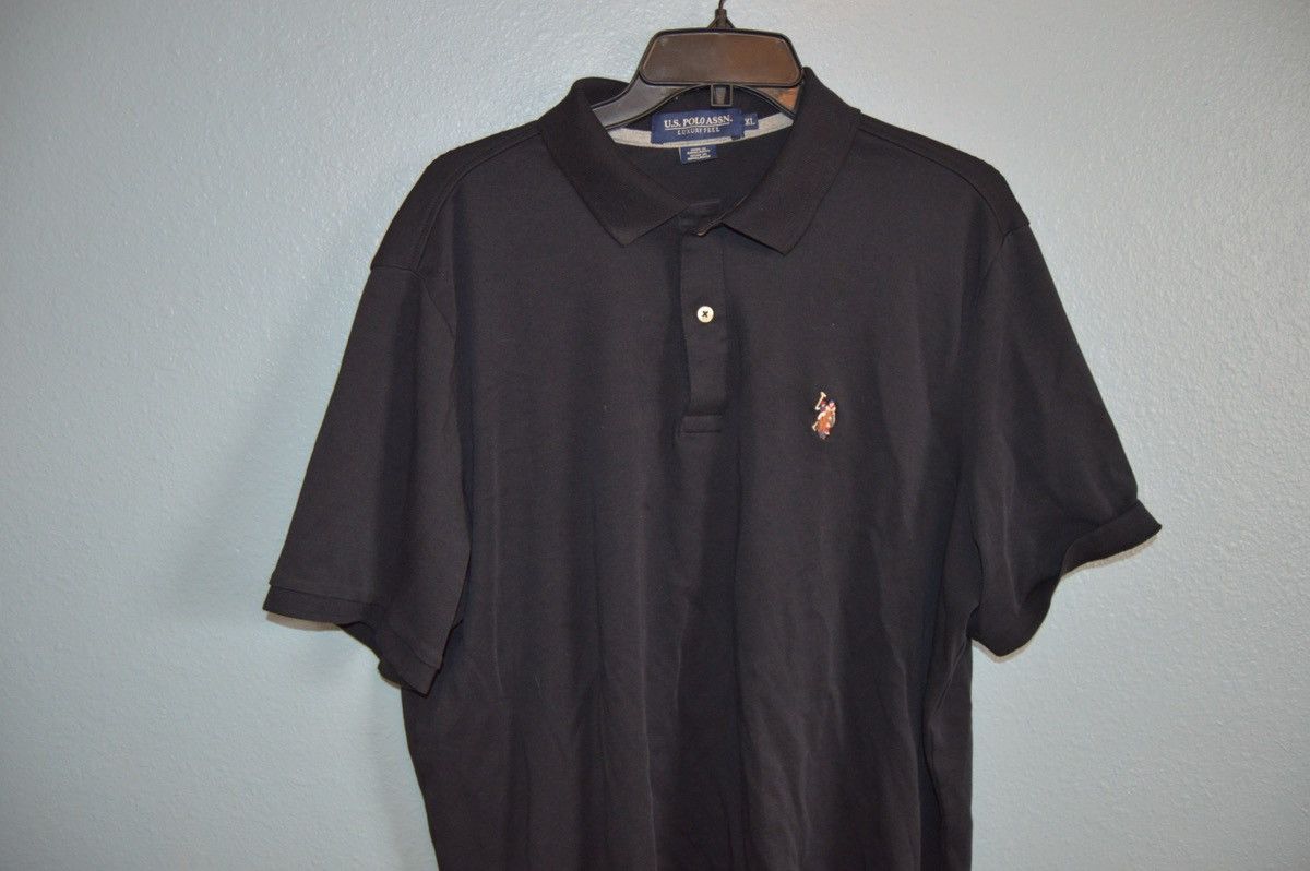 Polo Ralph Lauren Black Luxury Cotton Polo Shirt Size US XL / EU 56 / 4 - 3 Thumbnail