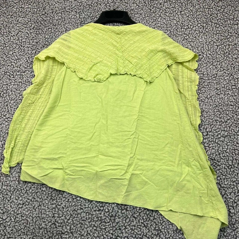 Other Produce Co. Blouse Women Green Plain Sleeveless Top Adults S Size S / US 4 / IT 40 - 2 Thumbnail