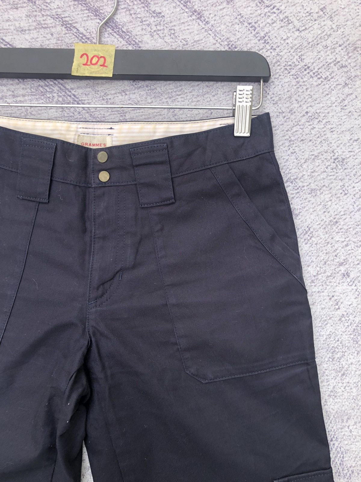Le Gramme × Vintage Vintage GRAMME'S Cargo Pants Mulyipocket Tactical Utility Size US 28 / EU 44 - 6 Thumbnail