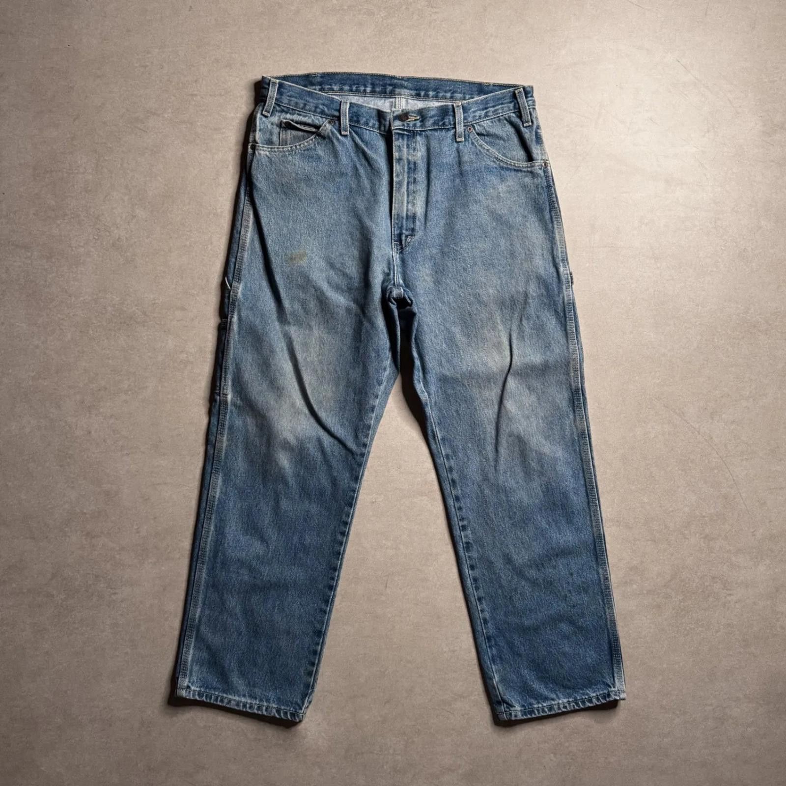 Dickies Vintage Dickies Blue Pants - 36x32 Size US 36 / EU 52 - 1 Thumbnail