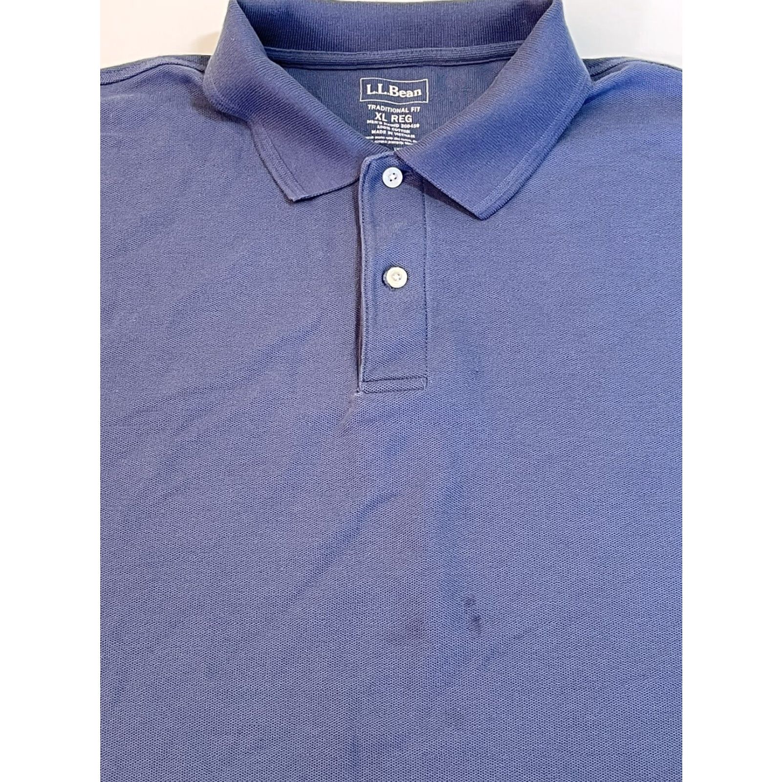 Vintage LL Bean Polo Shirt Mens Collared Long Sleeve XL Black Cotton Golf Outdoor All Seasons Size US L / EU 52-54 / 3 - 2 Thumbnail