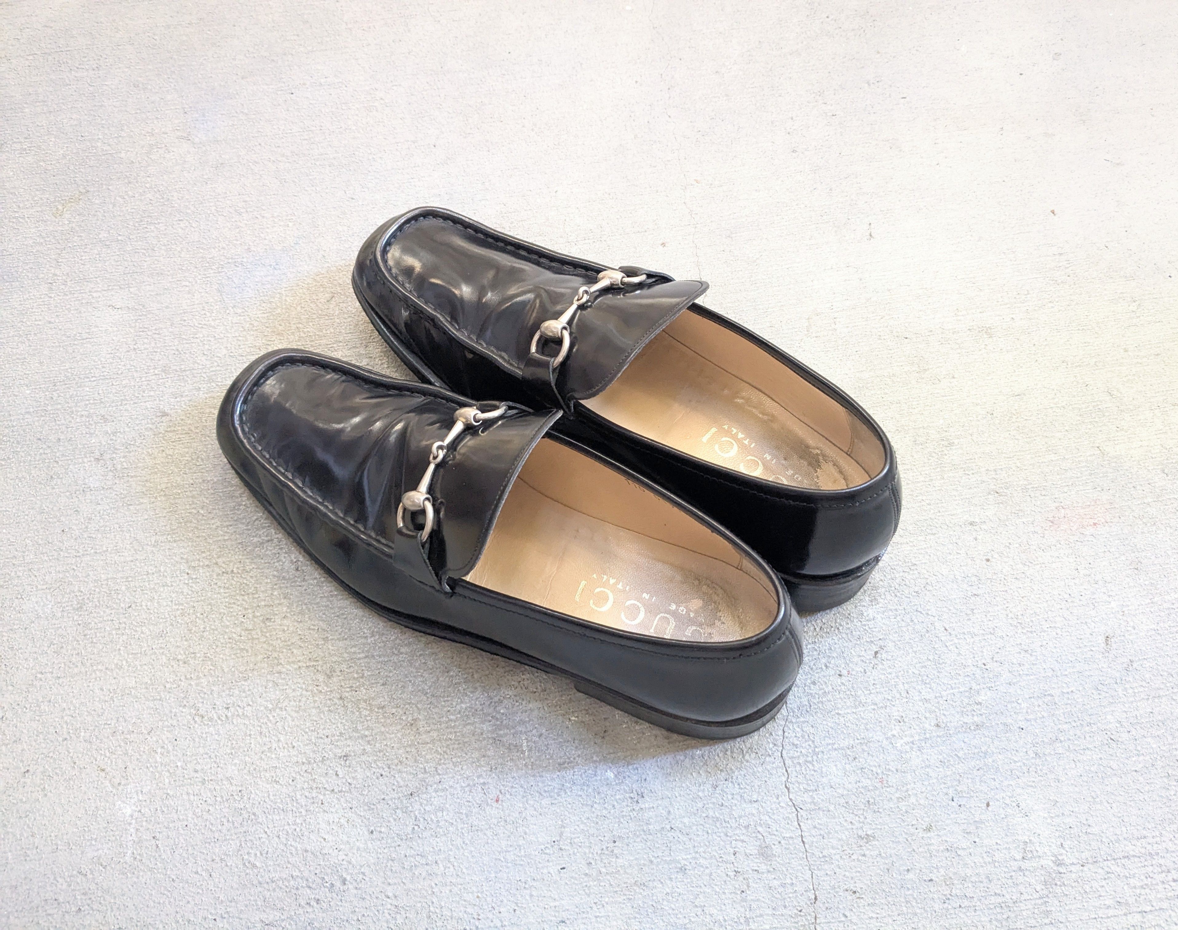 Gucci Gucci Loafers Black 9.5 D Leather Slip Ons Buckle Tom Ford Size US 9.5 / EU 42-43 - 13 Thumbnail