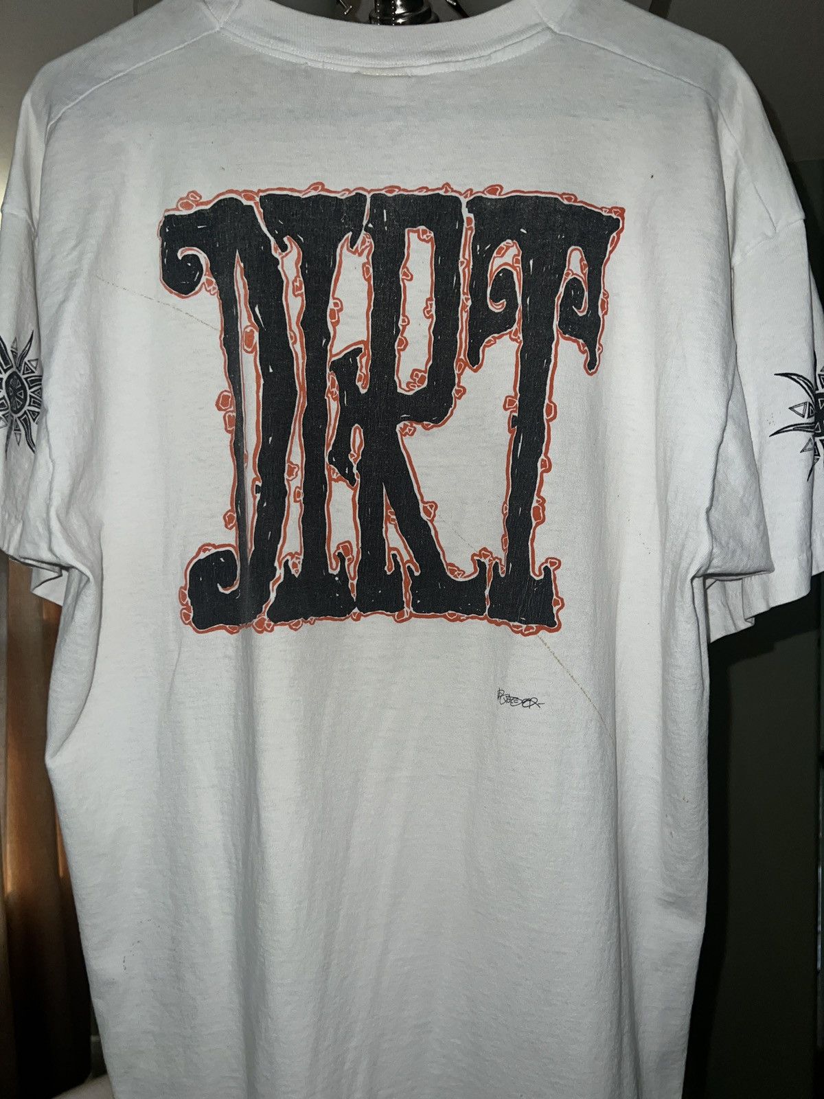 Fruit Of The Loom Vintage 1992 Alice In Chains Dirt Shirt Sz XLarge 90s USA Size US XL / EU 56 / 4 - 4 Thumbnail