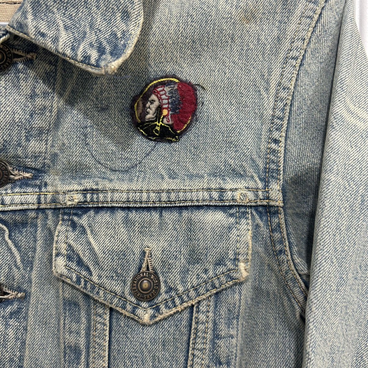 Kapital Vintage Kapital Rhinestone Sunset Pueblo Denim Jean Jacket Size US S / EU 44-46 / 1 - 13 Thumbnail