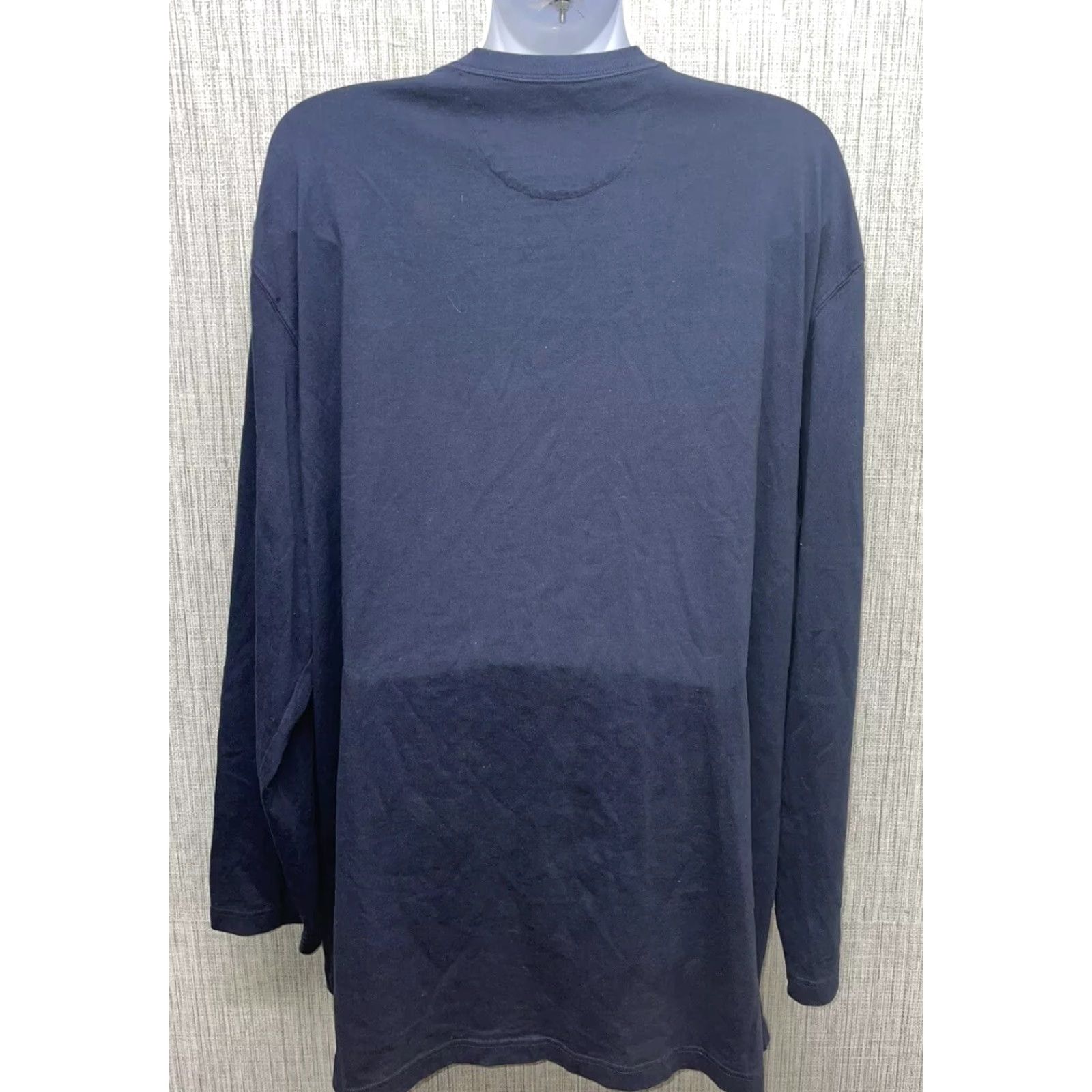 Vintage Duluth Trading Longtail Cotton Dark Blue Long Sleeve Henley Shirt Mens 2XL Size US XXL / EU 58 / 5 - 5 Thumbnail