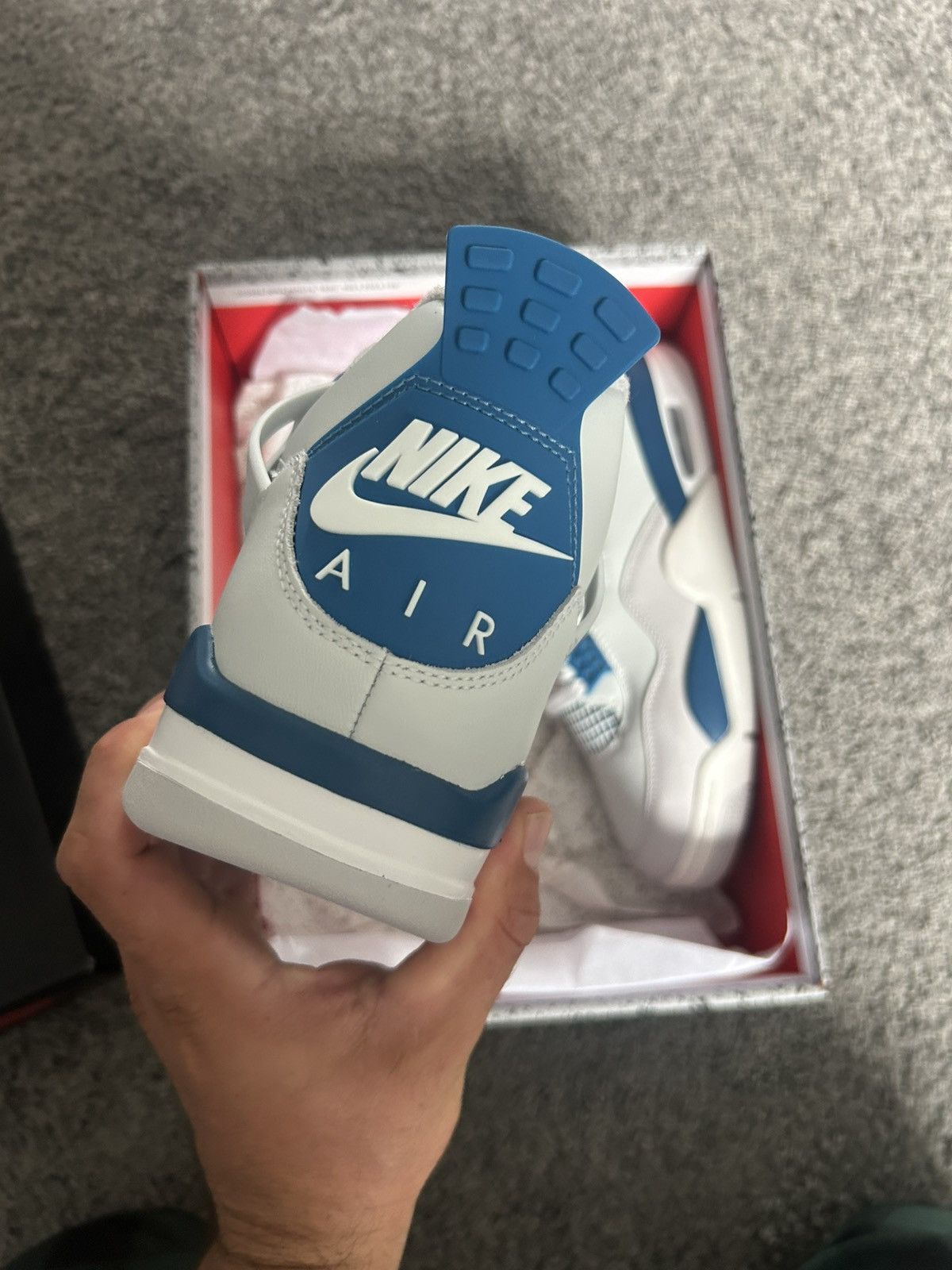 Jordan Brand Jordan 4 Retro Military Blue (2024) Size US 9.5 / EU 42-43 - 5 Thumbnail