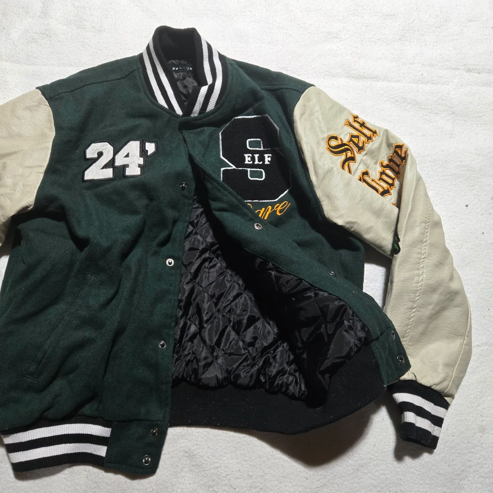Pacsun VINTAGE PacSun Varsity Jacket Self Love & Care Embroidered Patches Streetwear Men's L Size US L / EU 52-54 / 3 - 2 Thumbnail