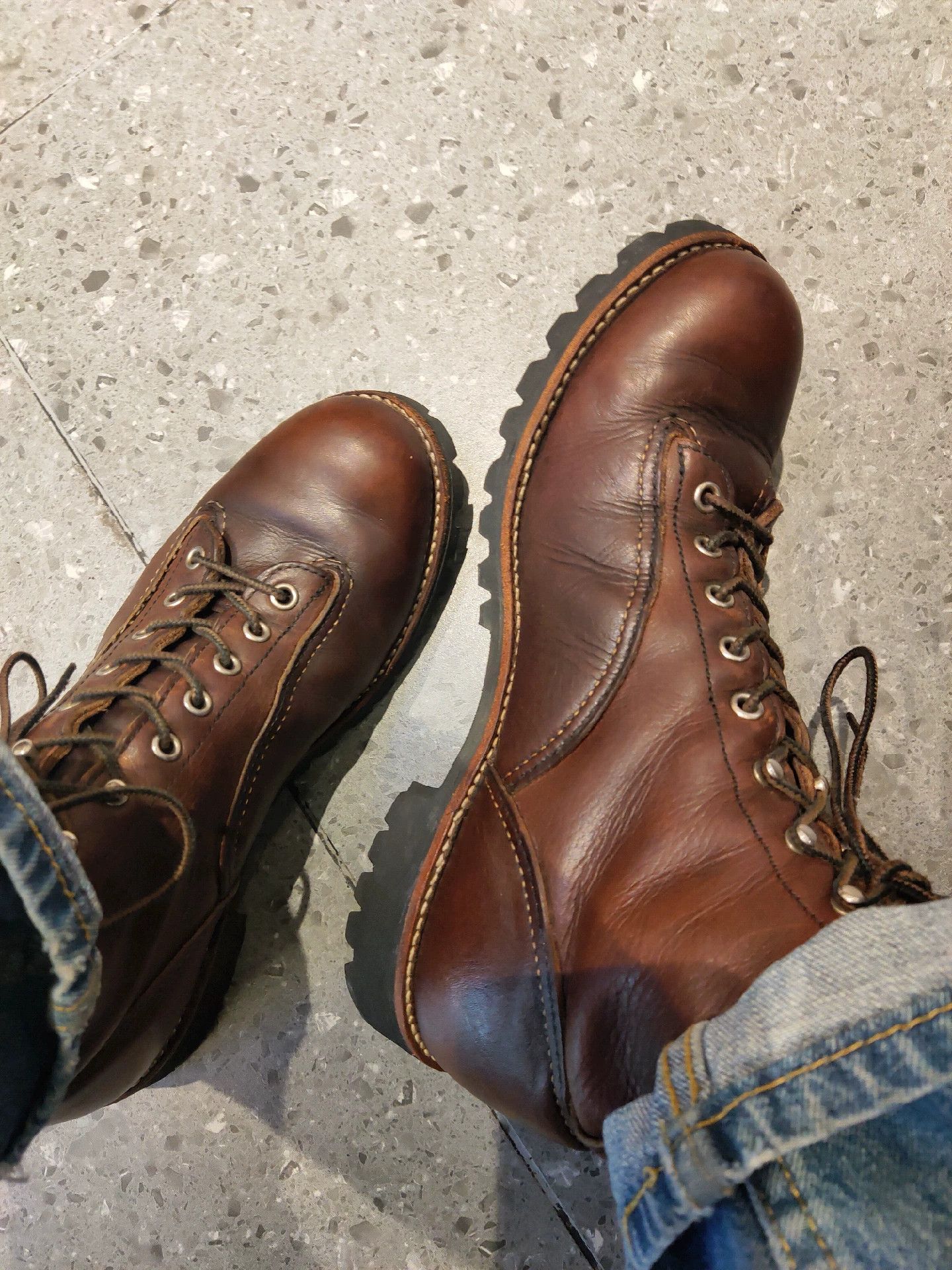 Red Wing Red Wing Vintage US-Made Tea Core Boots Size US 9 / EU 42 - 1 Thumbnail