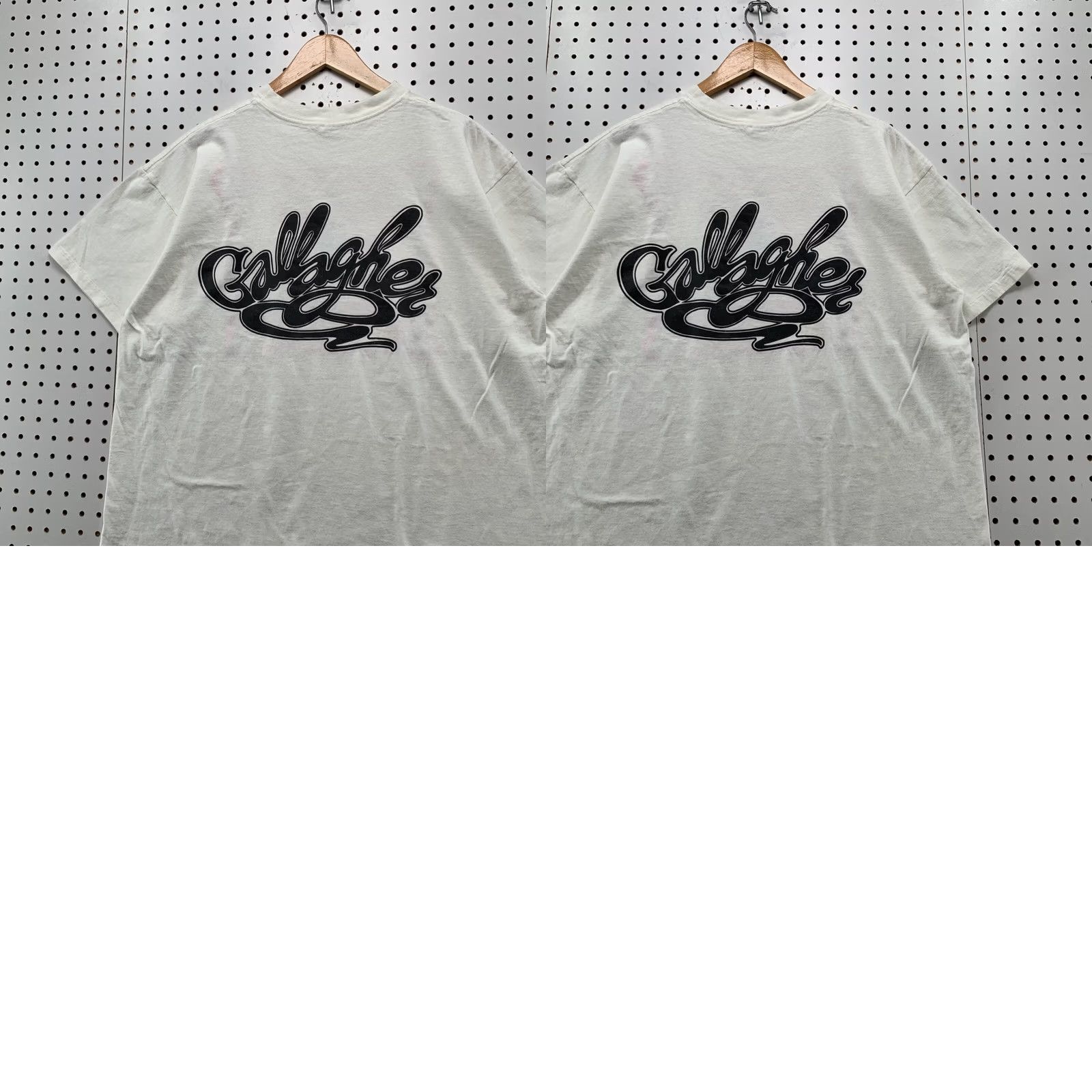 Vintage VINTAGE Gallagher Shirt Men XL White Comedy Myth Mallet USA RARE Single Stitch Shirt Size US XL / EU 56 / 4 - 10 Thumbnail