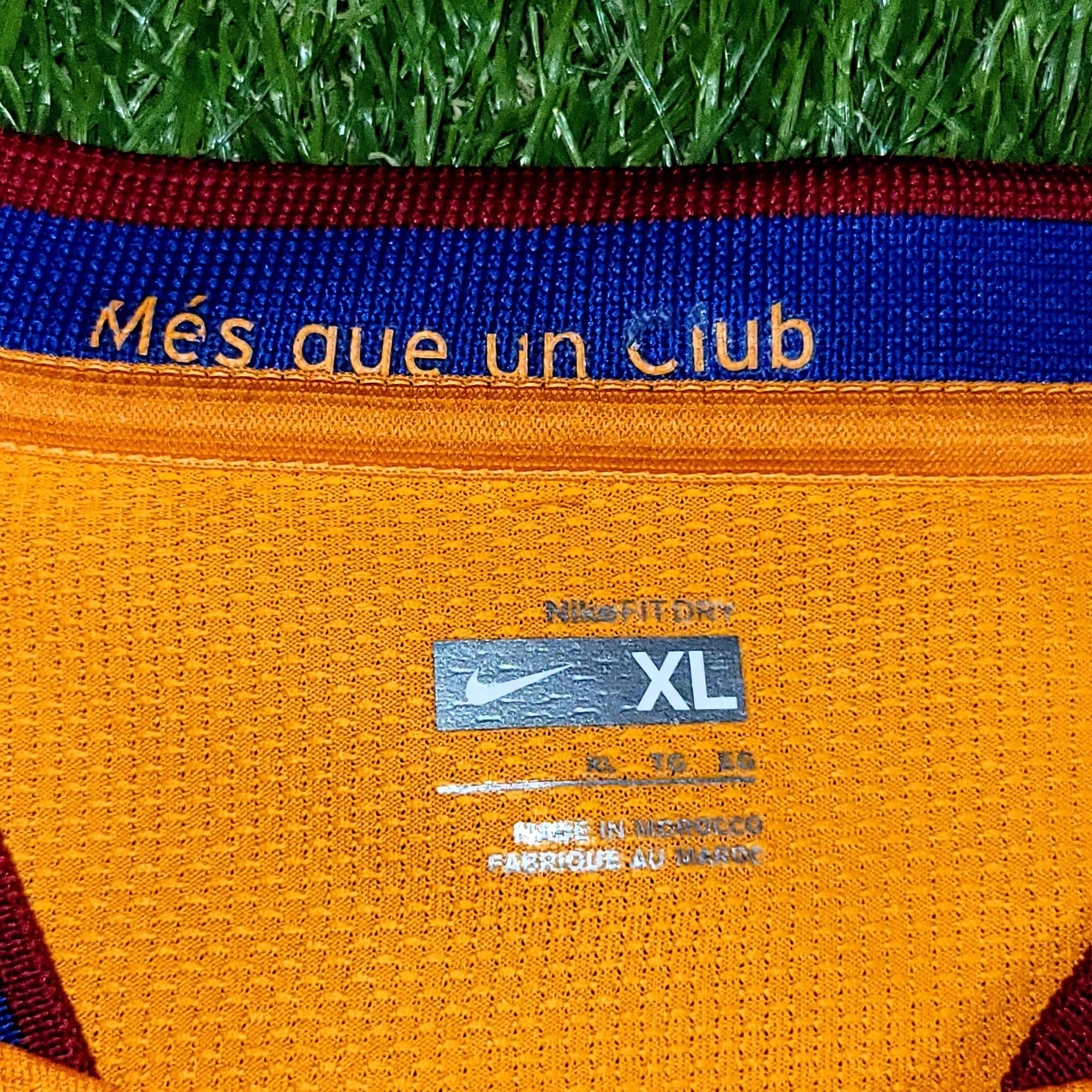 Nike Ronaldinho Barcelona 2007 2008 Third Soccer Jersey XL Size US XL / EU 56 / 4 - 6 Thumbnail