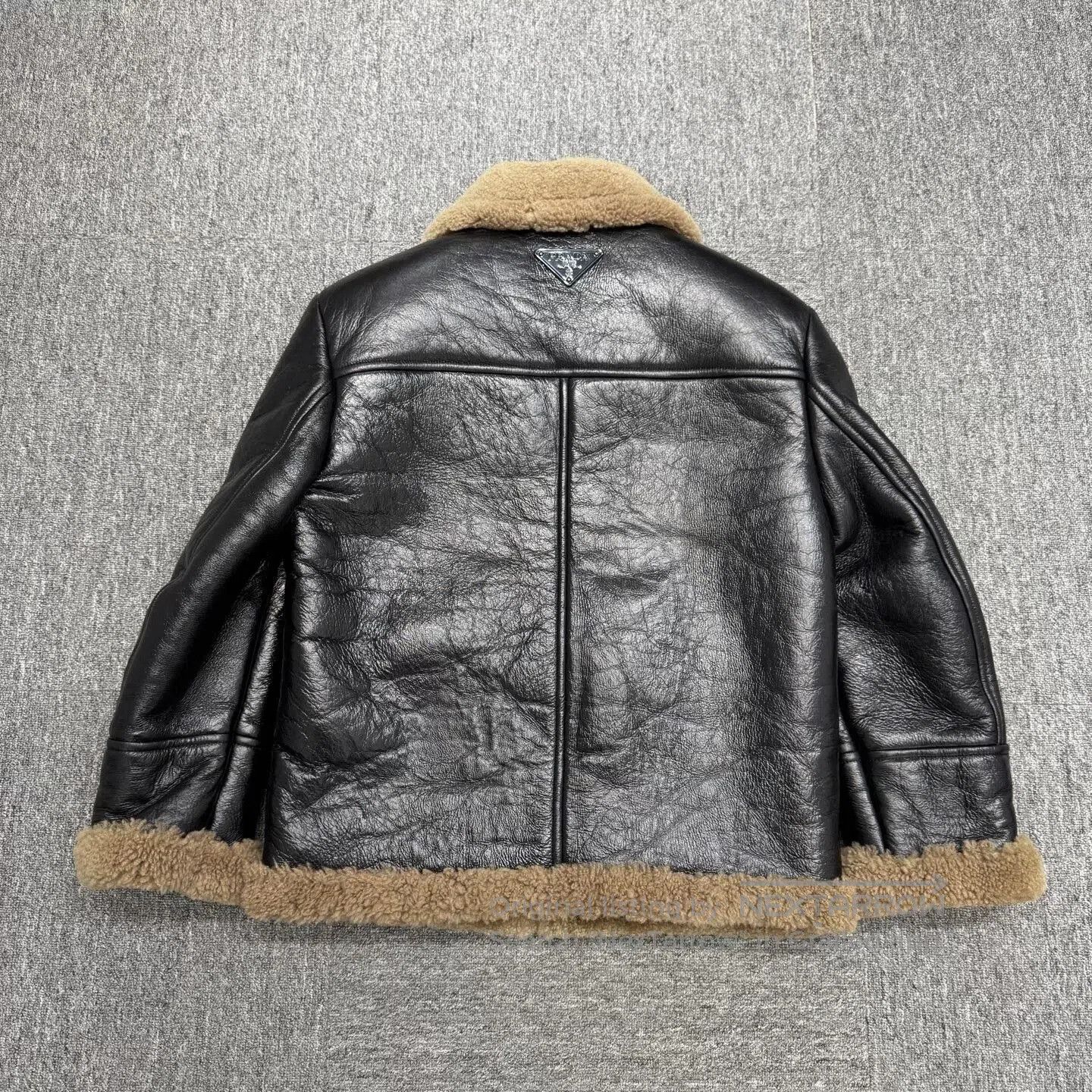 Prada prada shearling lined leather jacket. Size US S / EU 44-46 / 1 - 2 Thumbnail