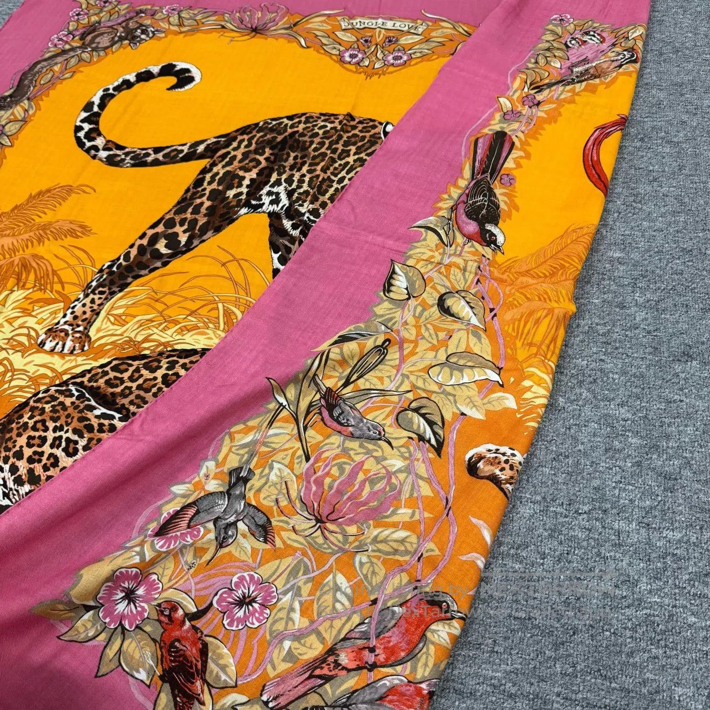 Hermes Hermes Leopard Cashmere Silk Scarf| Size ONE SIZE - 3 Thumbnail