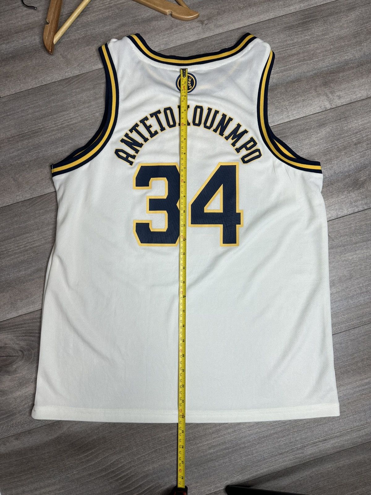 MLB MLB Milwauke Brewers Giannis Antetokounmpo Jersey #34 Size US M / EU 48-50 / 2 - 3 Thumbnail