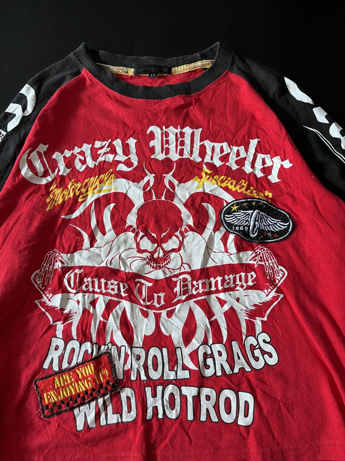 Japanese Brand Japanese CRAZY WHEELER LONG SLEEVE Size US M / EU 48-50 / 2 - 3 Thumbnail