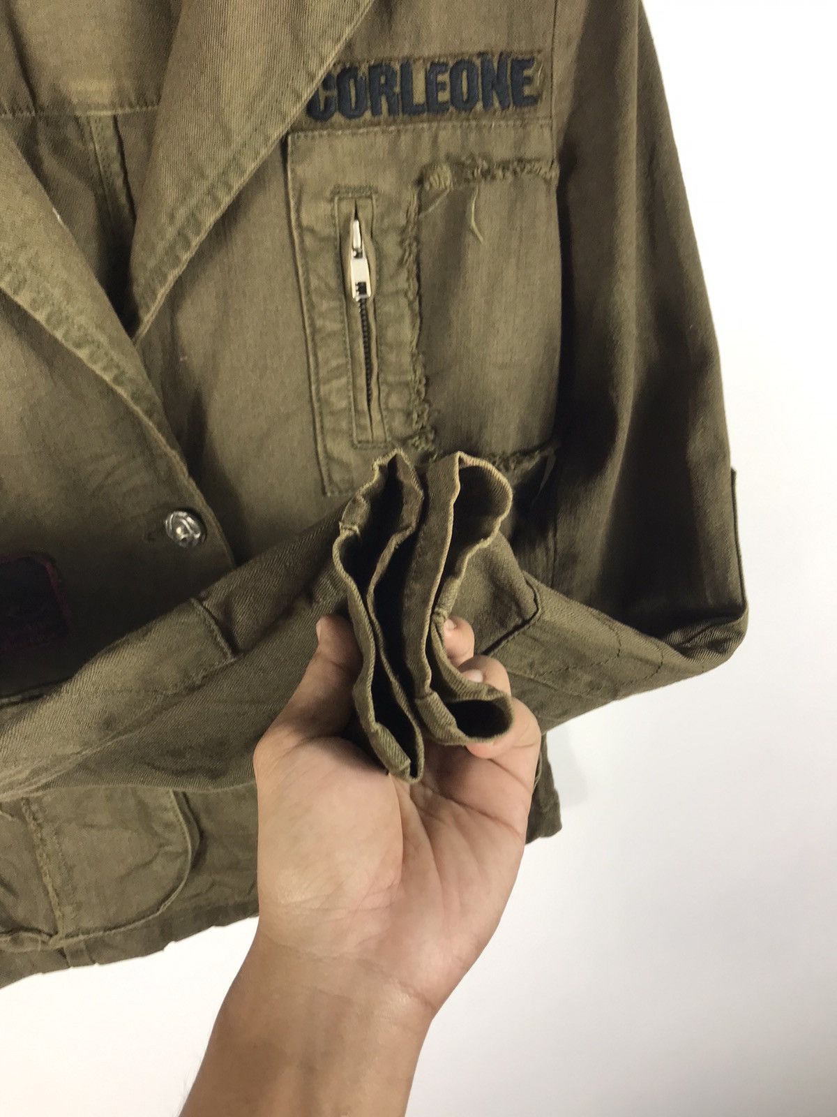 Japanese Brand 🔥Nice Design Corleone Destressed Style Button Jacket Size XS / US 0-2 / IT 36-38 - 9 Thumbnail