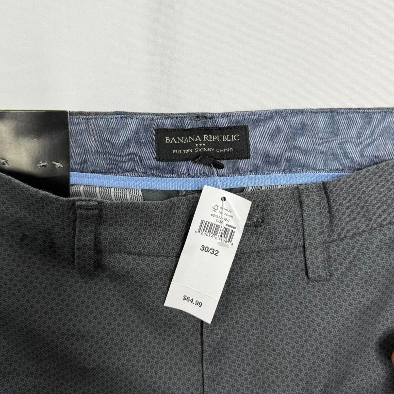 Banana Republic Banana Republic Grey Trousers Pants Straight Leg Size 30x32 Size US 30 / EU 46 - 2 Thumbnail