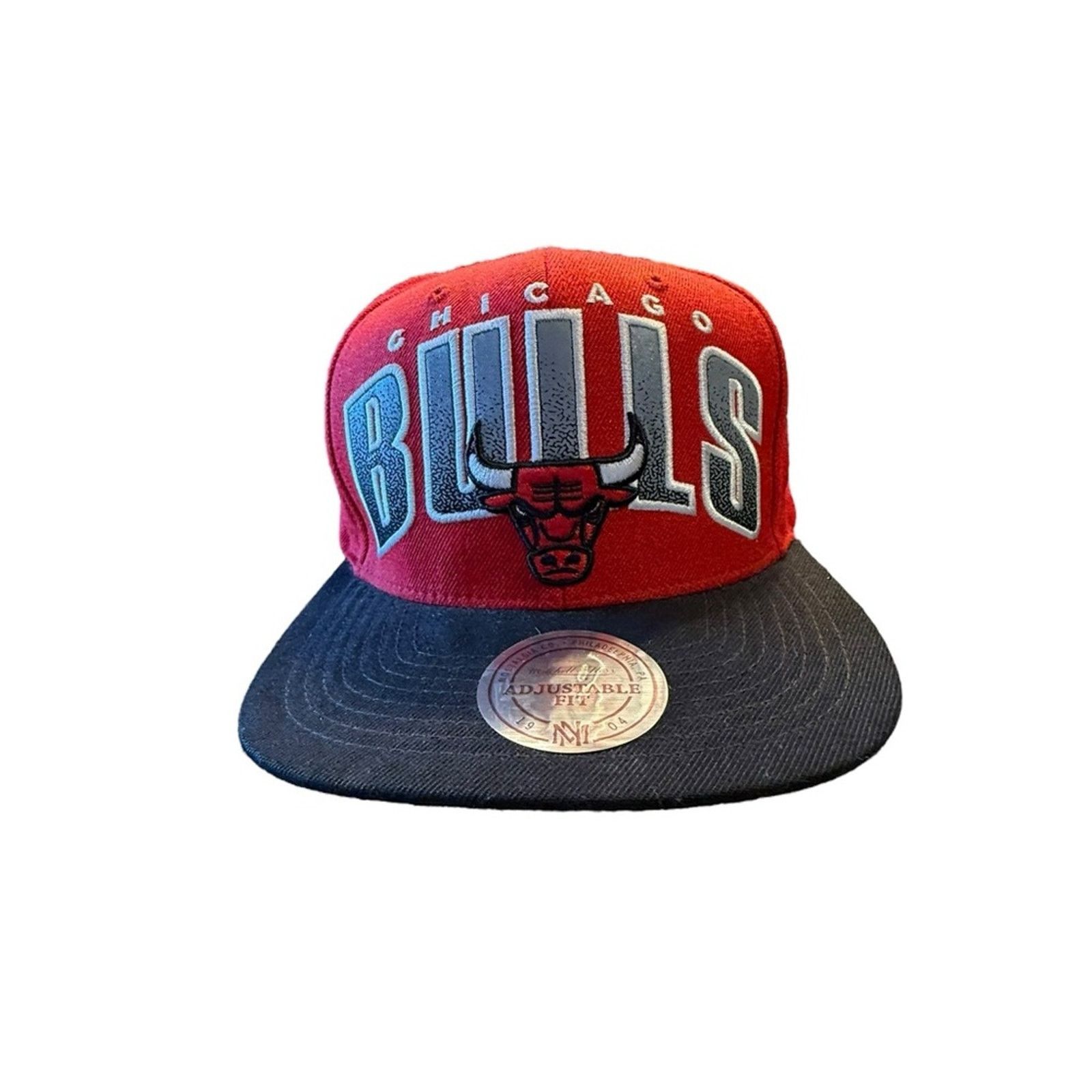 Mitchell & Ness NBA Chicago Bulls Red/Black Flat Bill Cap/Hat Mitchell &Ness Size ONE SIZE - 2 Thumbnail
