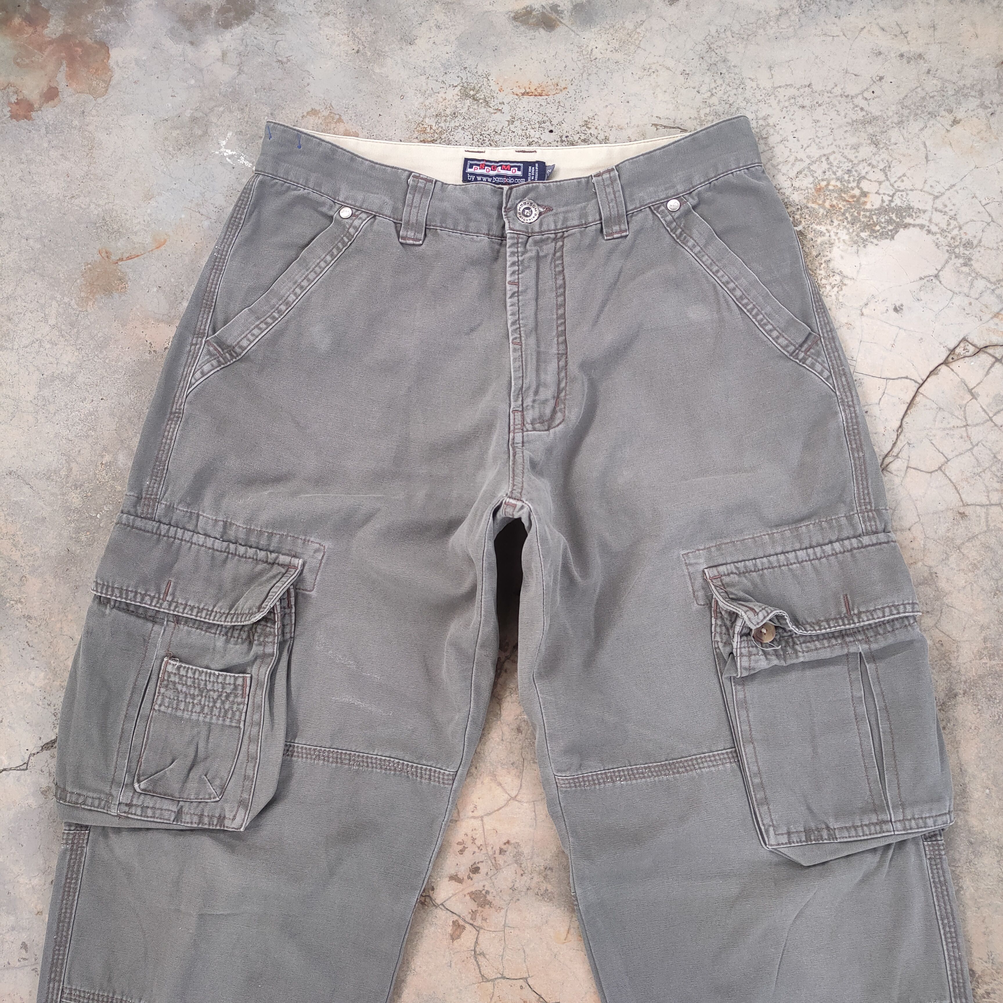 Japanese Brand VINTAGE JAPANESE FADED CARGO PANTS Size US 30 / EU 46 - 3 Thumbnail