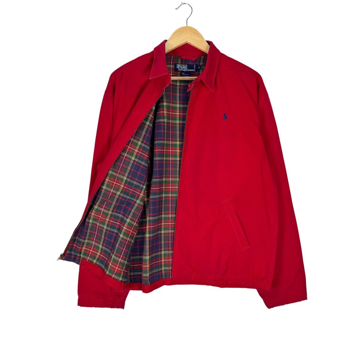 Polo Ralph Lauren 🌟POLO RL HERRINGTON PLAIDS ZIPPER JACKET Size US M / EU 48-50 / 2 - 1 Thumbnail