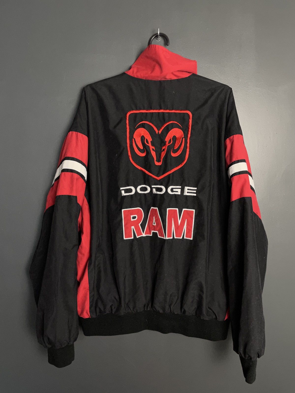 image of Dodge Racing Double Sided Jacket in Black, Men's (Size XL)