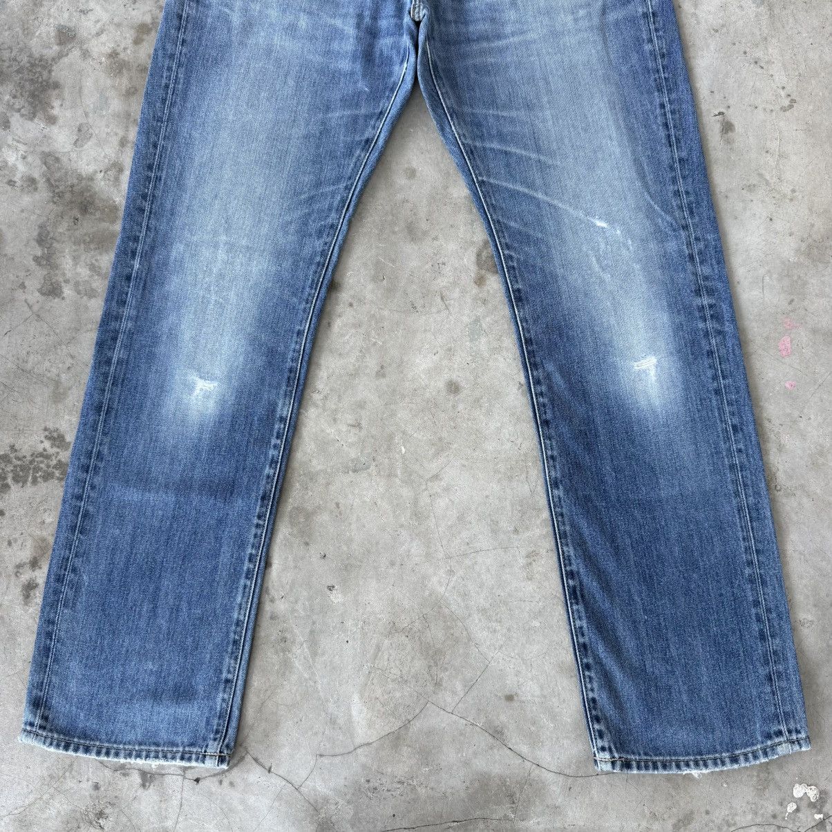 Japanese Brand Vintage Japanese Brand Faded Mud Wash Denim Jean Pants Size US 37 - 3 Thumbnail