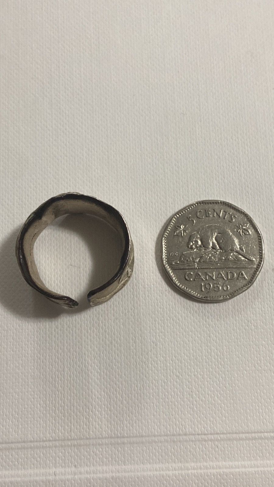 DETAJ Detaj x Uma Wang Thyme Large Silver Adjustable Ring Size ONE SIZE - 6 Thumbnail