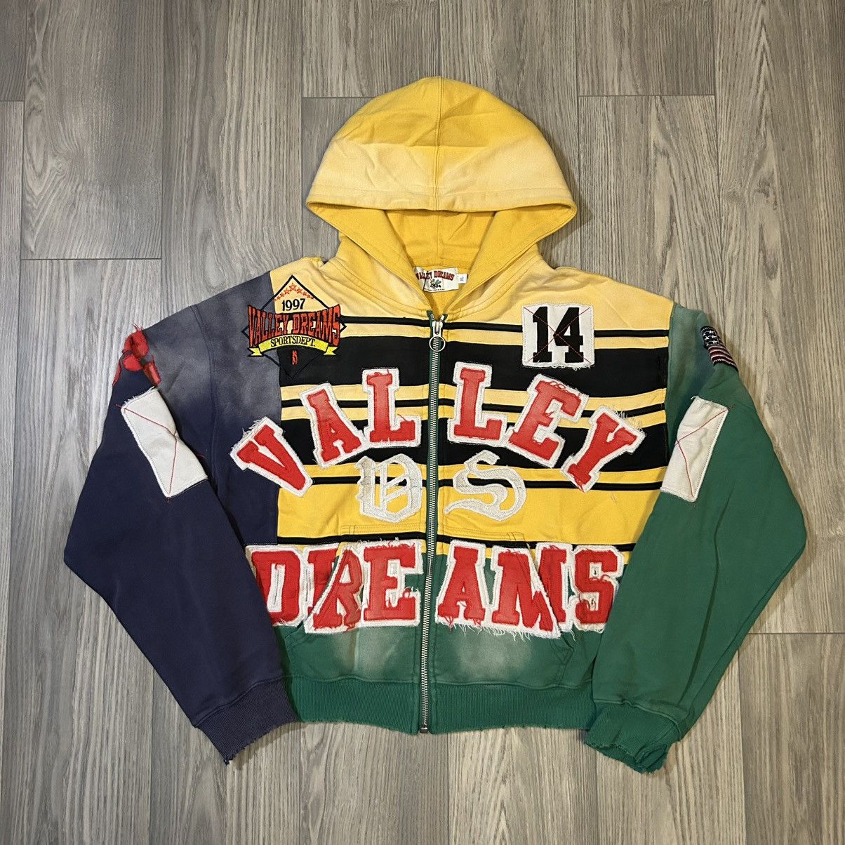 Vale Forever Collage Zip Up (Mardi Gras)